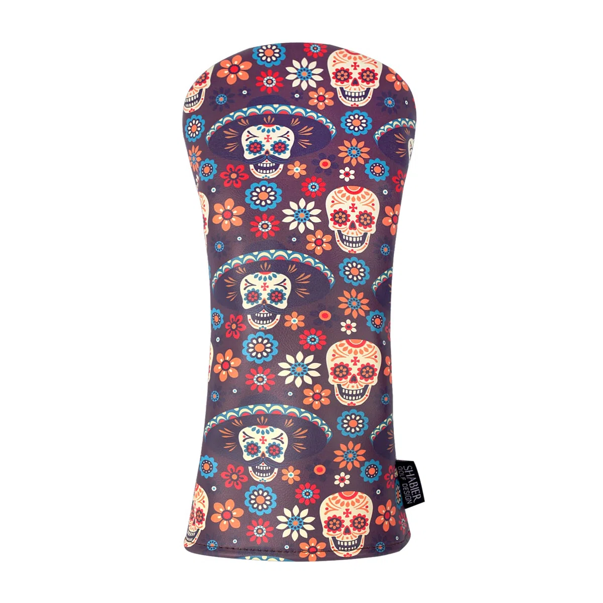 Couvre-Club de Golf en Bois avec Motif tête de Mort pour Taylormade M5 M6 Head Club
