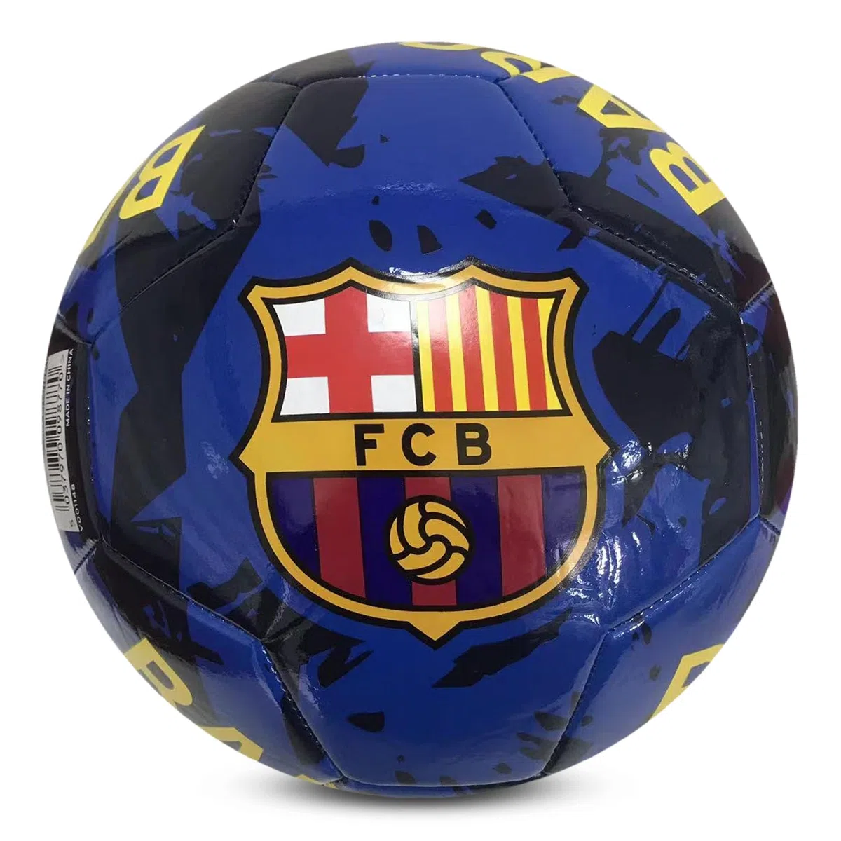 Hy-Pro Ballon de football sous licence officielle FC Barcelone - Taille 5 - Motif graffiti - Marchandise Barcelone - Barca - Entraînement - Match - À collectionner - Pour enfants et adultes