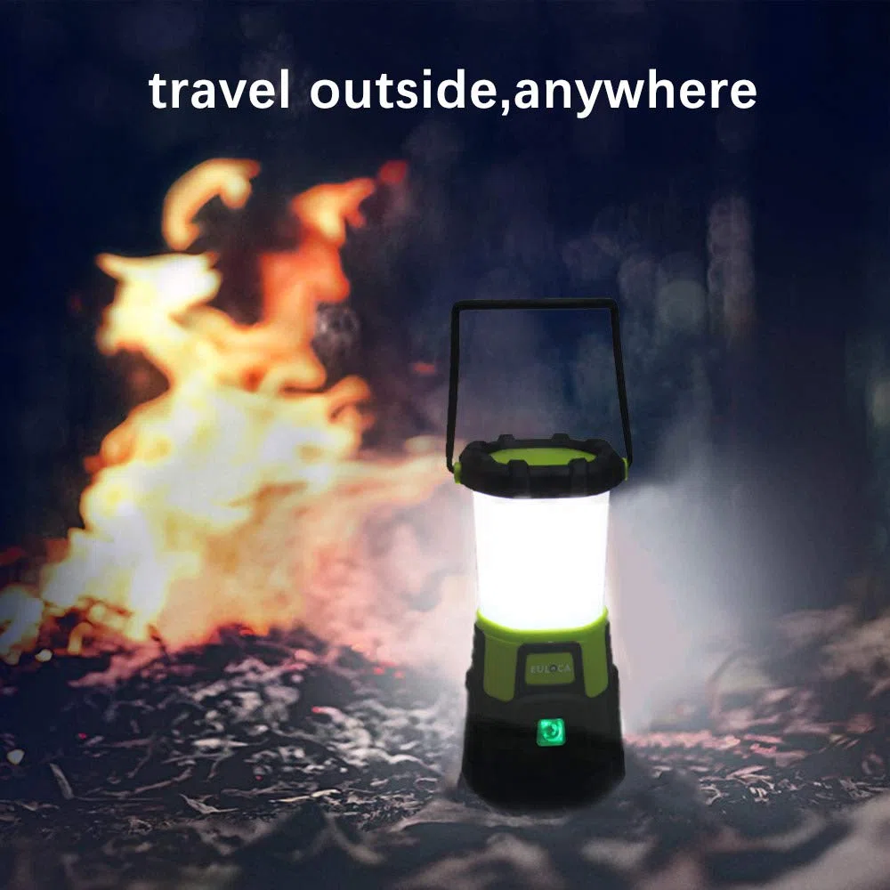Lanterne LED Rechargeable, Dimmable, Lampe Torche pour Eclairage Extéieur, IPX4 Étanche, Spot pour Randonnée,Camping, Bivouac, Maison, Bricolage, avec Câble USB