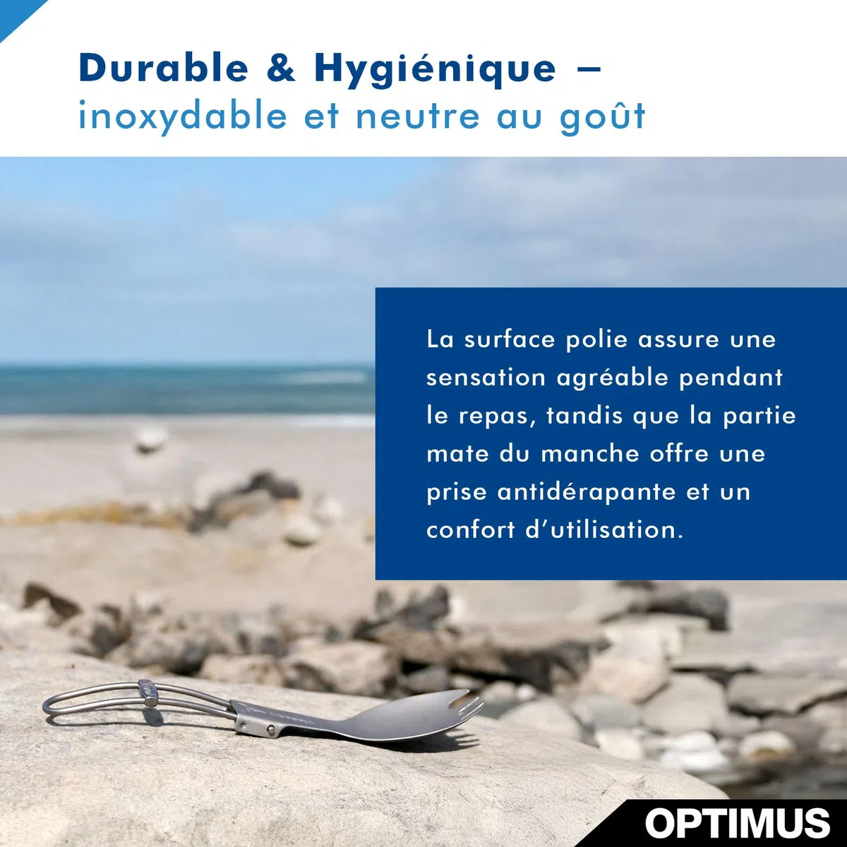 Optimus Couverts pliables en titane