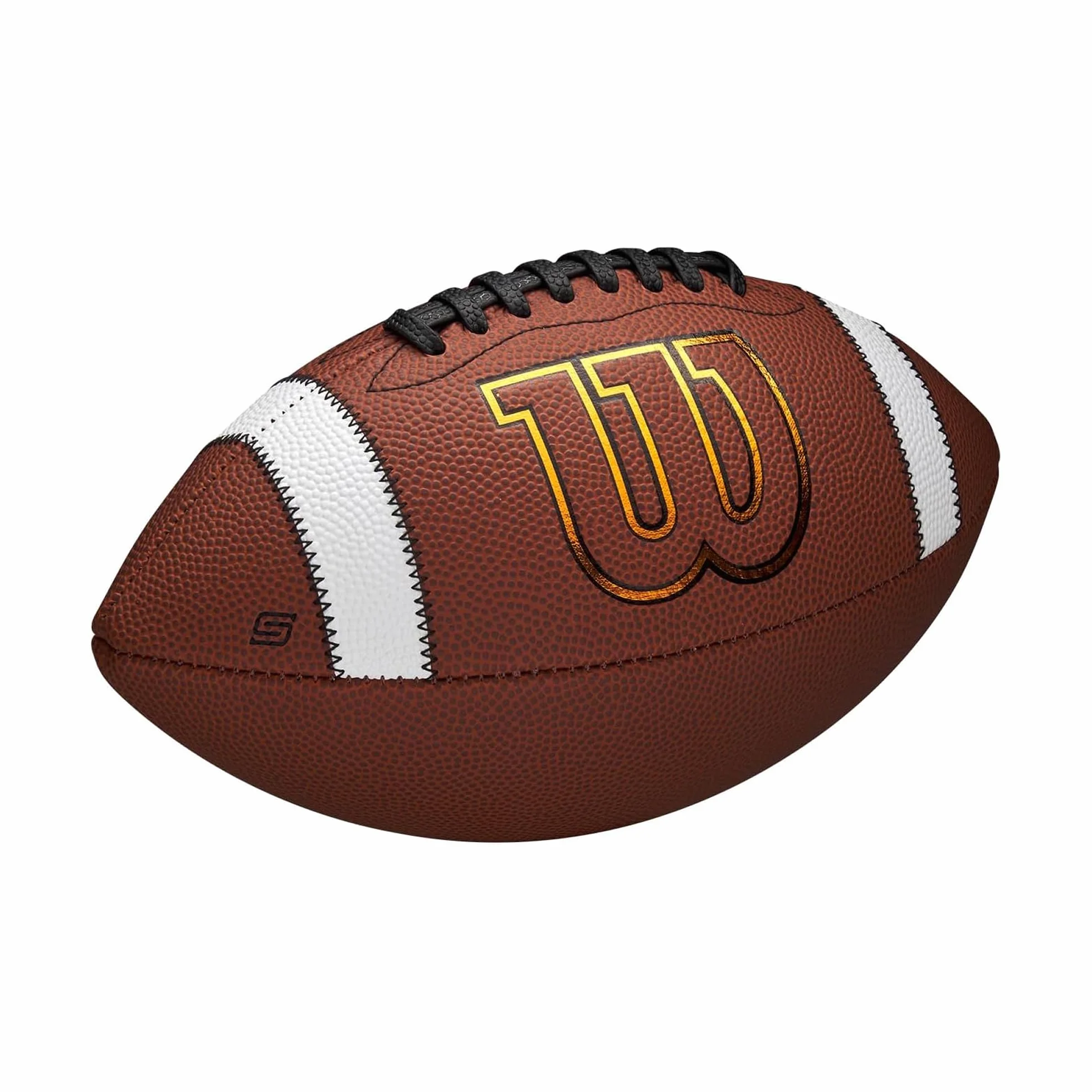 Wilson GST SpeedSkin, Ballon de Football, Fabriqué avec Un Revêtement en Cuir et Lacets de Précision ACL, Meilleure Adhérence et des Lancers Précis, Couleur: