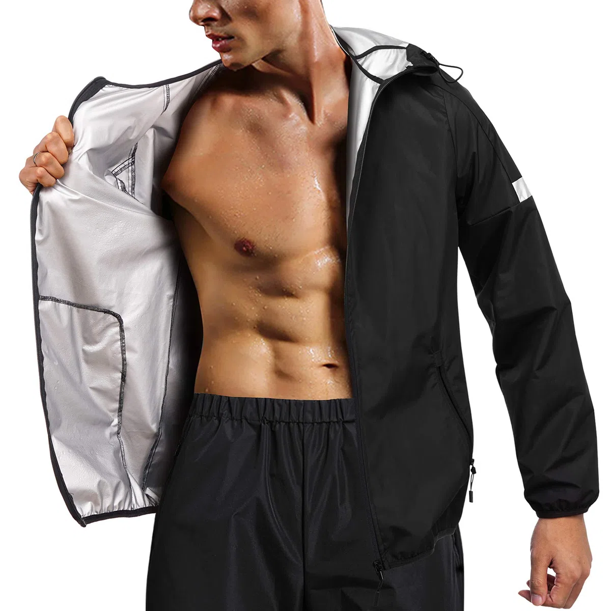 Vêtements Sauna Sudation Homme Sauna Costume survêtement Sudation Sweat Suits Gym