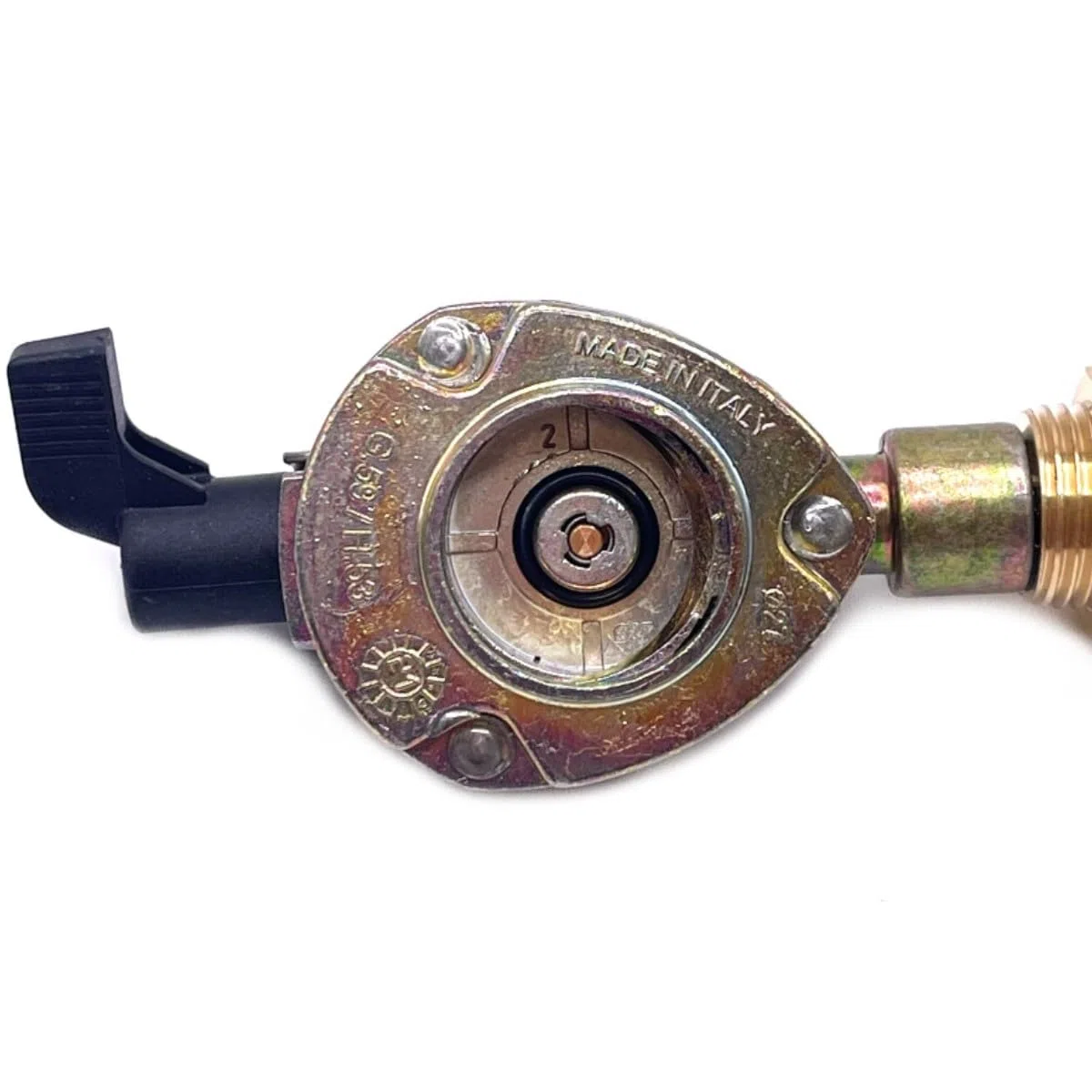 Adaptateur à clipser de 27 mm pour bouteilles de gaz propane et butane sans clapet anti-retour