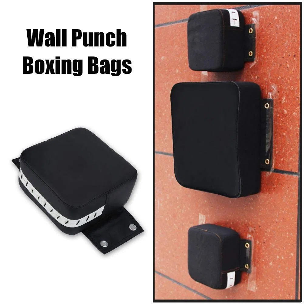 A sixx Sac de Frappe Mural, Boxing Fighter Fitness Sac de Frappe Mural Sac de Frappe Mural Coussin Souple pour Cible d'entraînement Square Focus