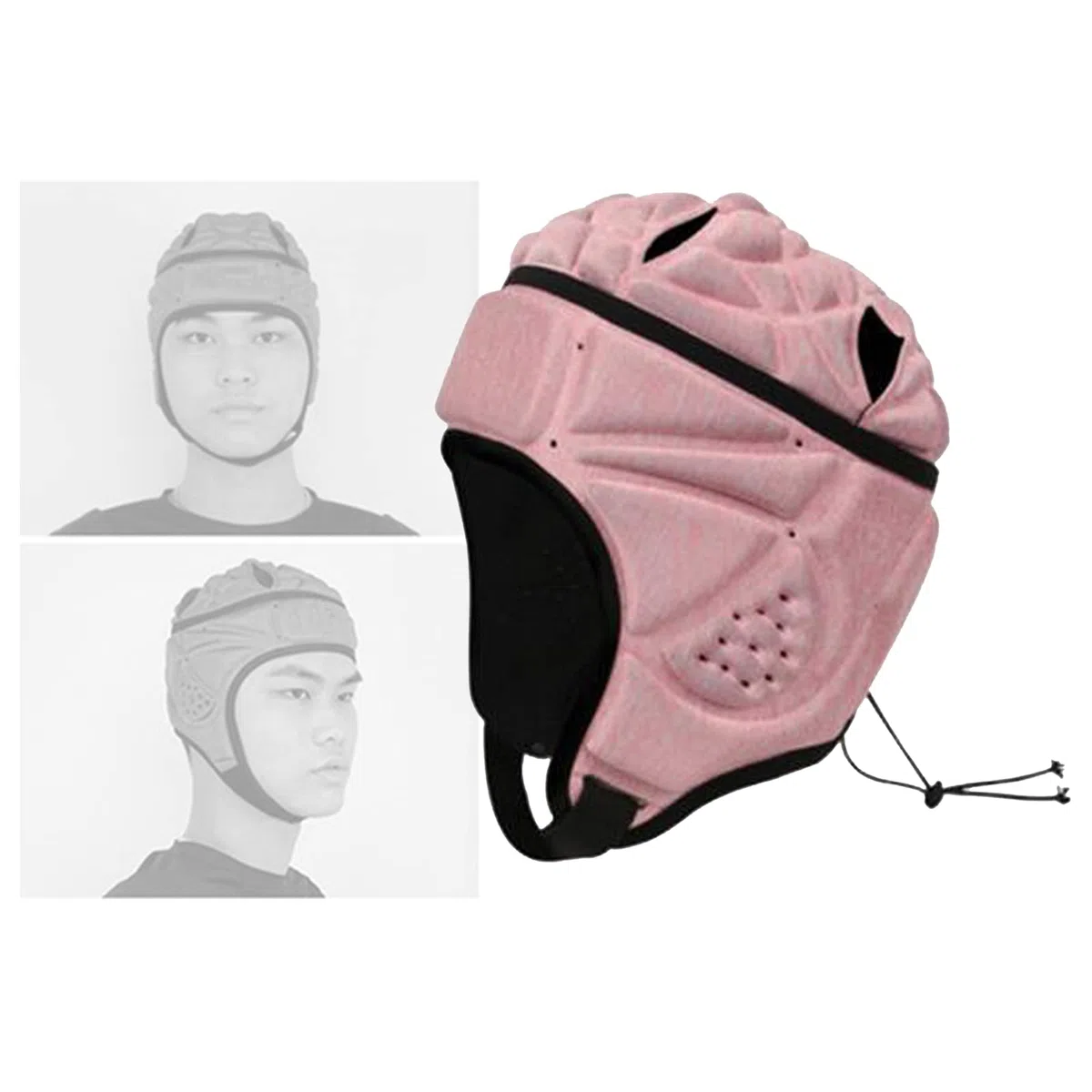 Amagogo Casque de Rugby Souple Casque de Football Casque de Football pour Adulte Enfant Jeunesse Gardien de But tête de Protection Casque de Sport tête