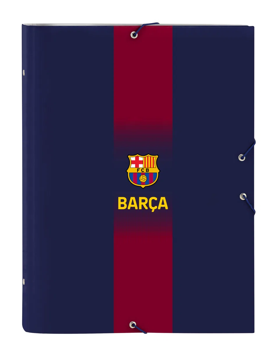 Safta F.C. BARCELONA 1ère équipe 25/26 - Classeur Folio Trieur, idéal pour les enfants de différents âges, confortable et polyvalent, qualité et résistance, 26 x 36,5 cm, Bleu/grenat, M, Décontracté