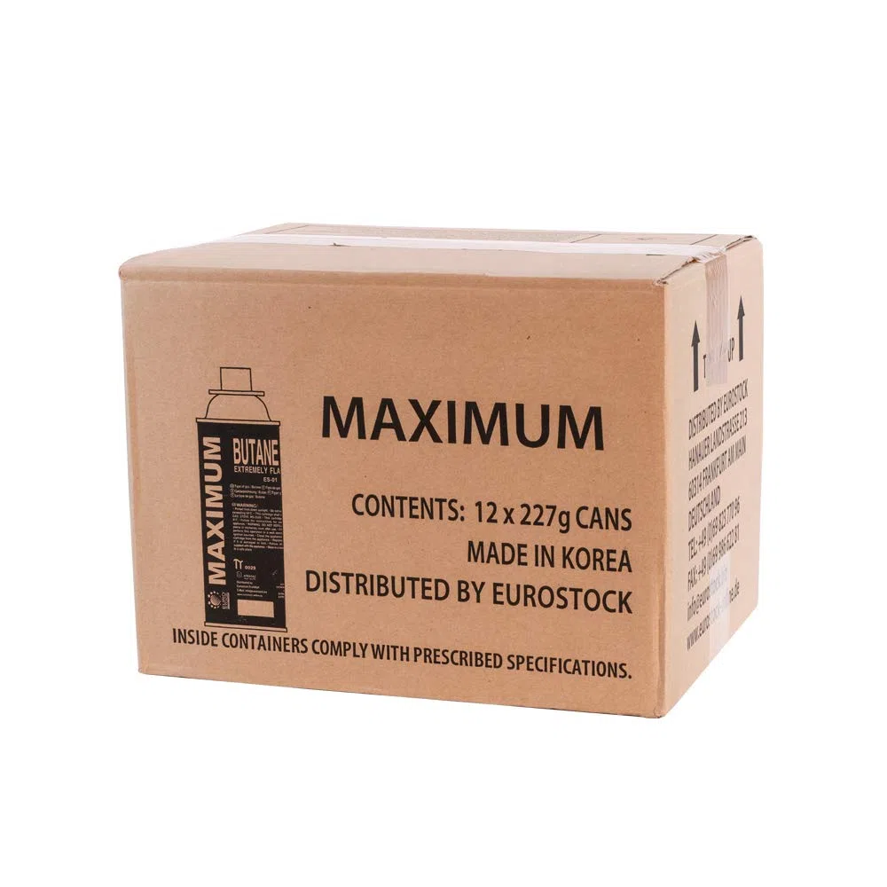 Butangas 8 x Cartouches Gaz MaxSun 227 g MSF1a.