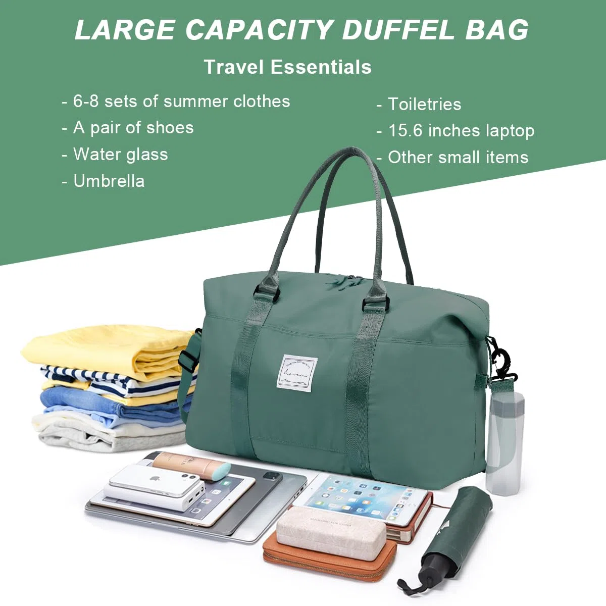 VMIKIV Sac de Sport Femme Bagage Cabine pour Easyjet Homme Sac de Voyage Léger avec Sac Humide Séparé Bagage à Main Grande Taille Sac Week-End Résistant à l'eau