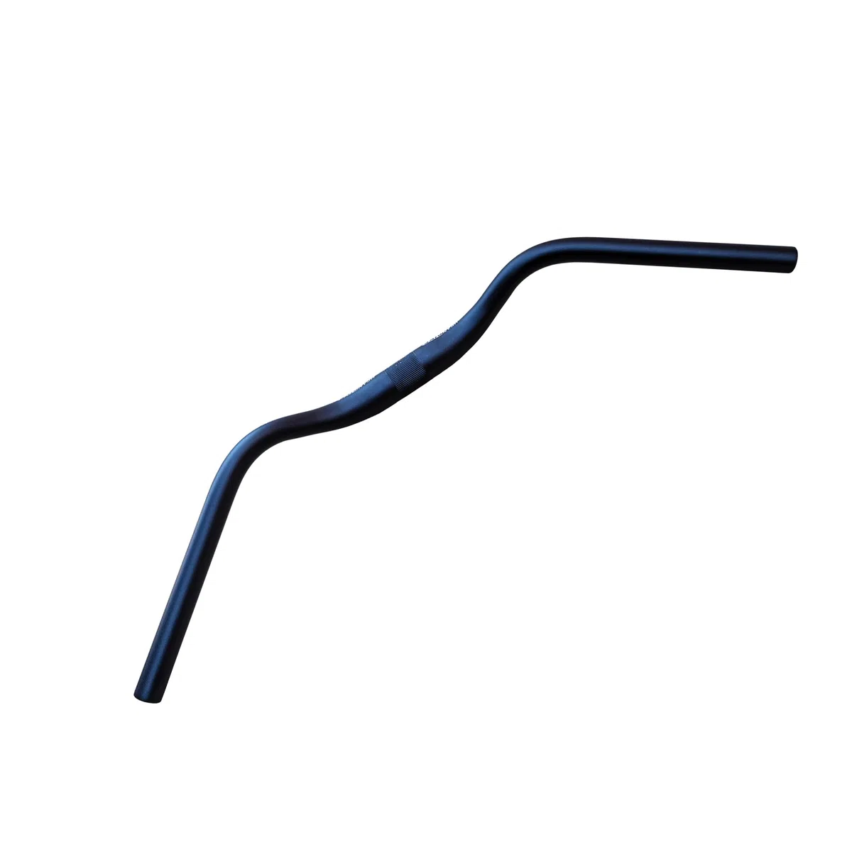 UPANBIKE UPANBIKE vélo guidon moustache forme barre en alliage d'aluminium vélo contremarche guidon Diamètre, 25.4 mm *660mm,(Noir, 25.4mm)