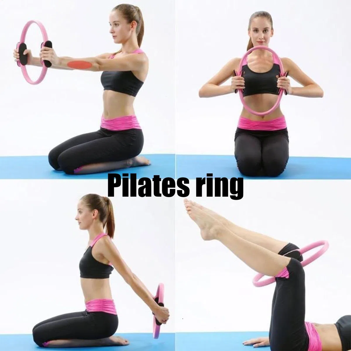 Kit de Pilates pour la maison Better Me - Ensemble de 5 anneaux de pilates - Kit essentiel de pilates - Anneau circulaire pour jambes, bras et cuisses - Perte de poids