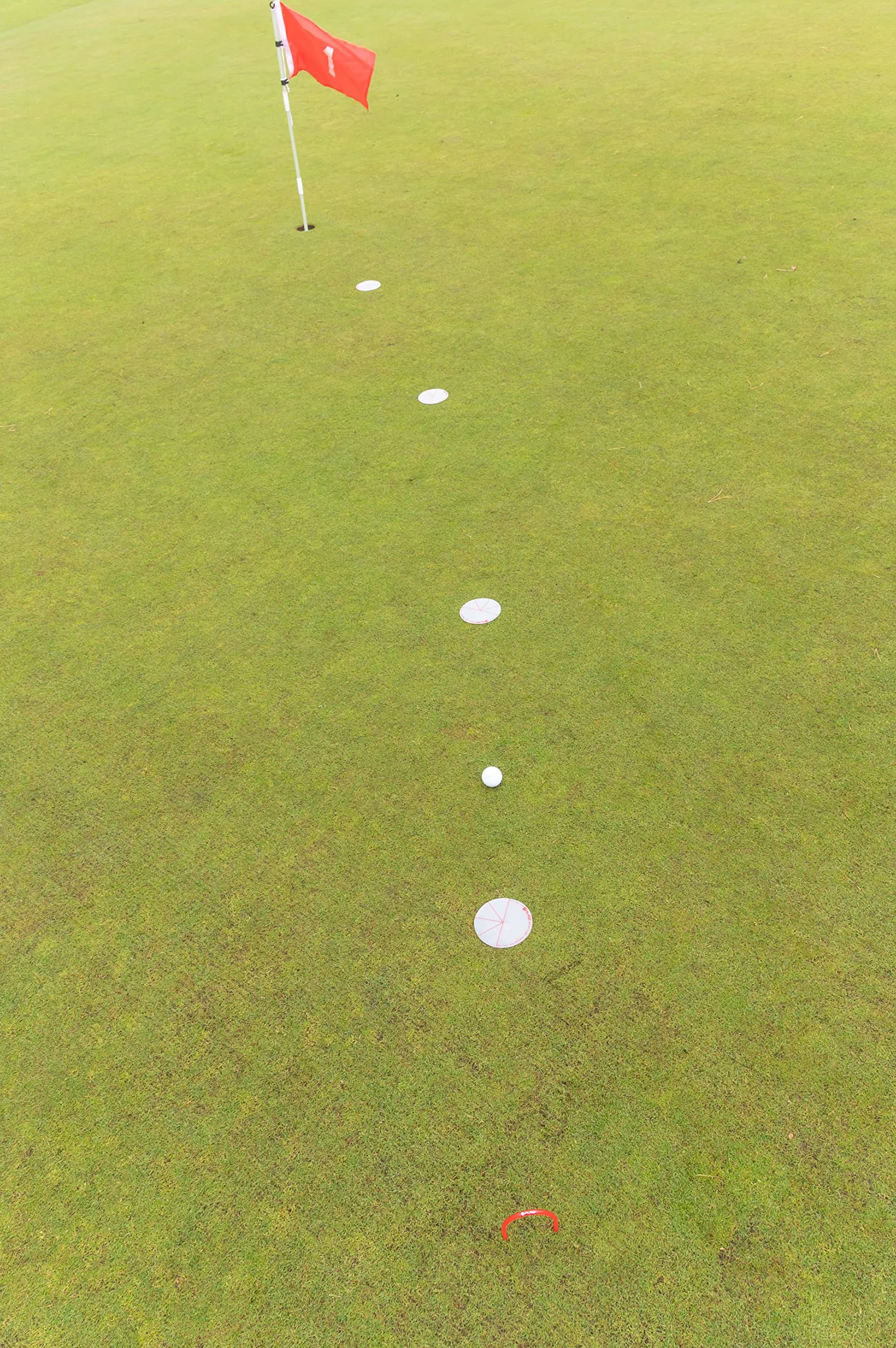 Pure2Improve Ghost Holes Aide à la Formation de Ligne de Putt Mixte, Transparent, Lot de 4