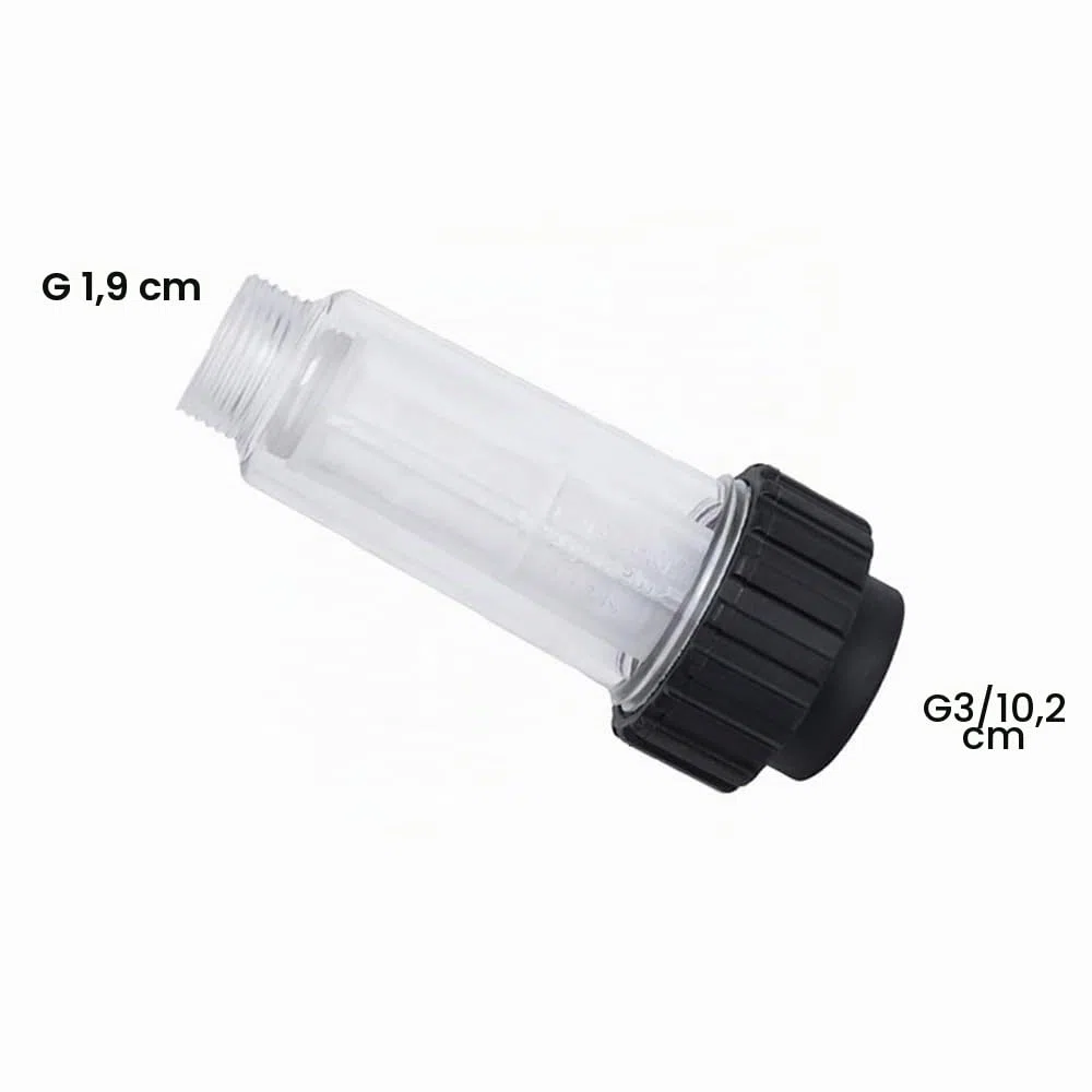 Beatific Lot de 2 filtres à eau pour camping-car avec tamis de rechange avec adaptateur rapide 3/4" et vanne de régulation, avec insert de filtre à eau, pour camping-cars, caravanes et accessoires de