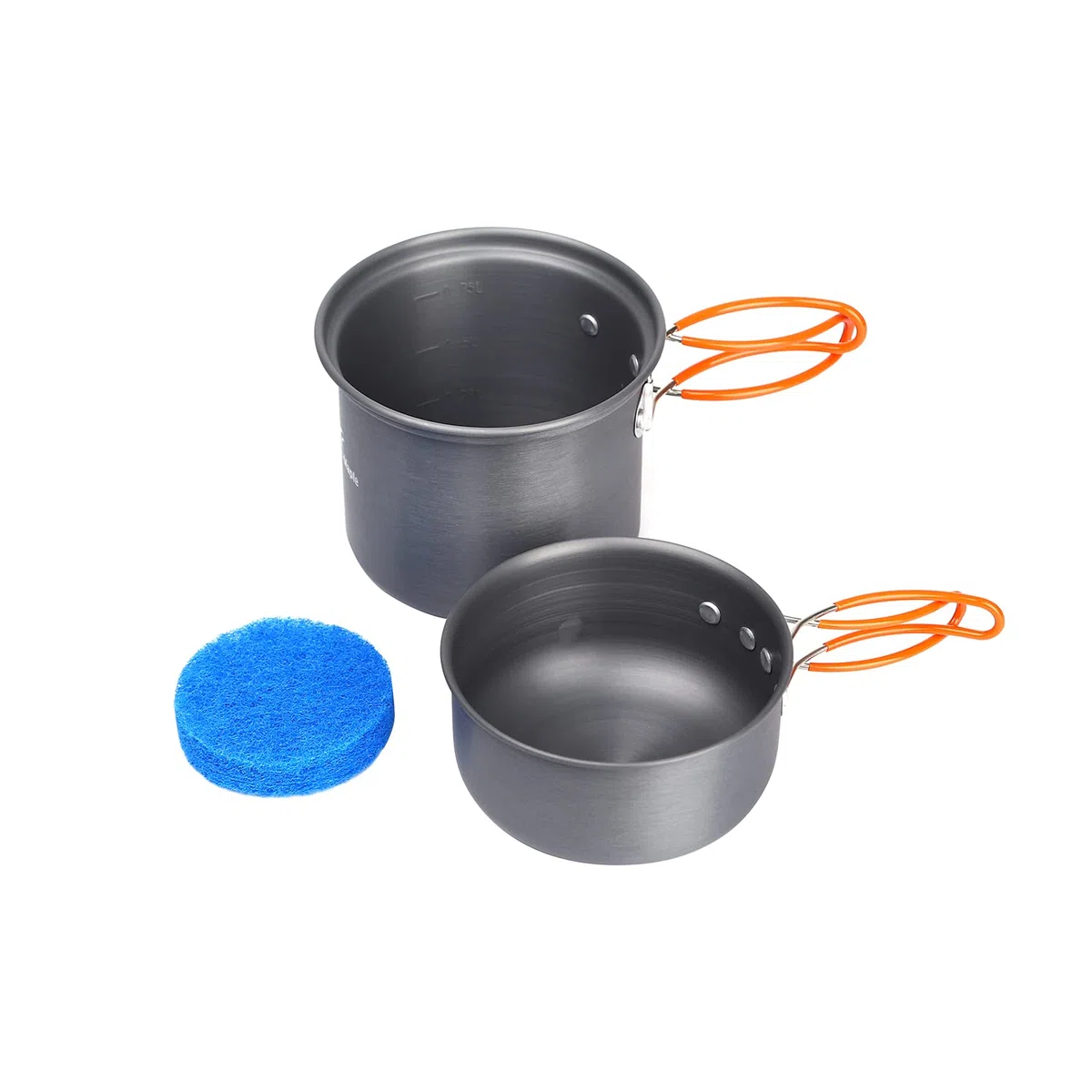 Fire-Maple FMC-207 Ensemble de Cuisine Pliant Kit de Casseroles pour Camping Comprenant Une Casserole et Un Bol, Adapté pour Une Personne en Randonnée Ultraléger de 195g