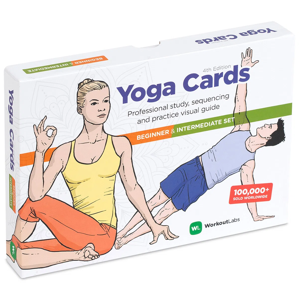 WorkoutLabs Cartes Yoga I & II - Ensemble Complet Yoga Cards: étude Professionnelle, séquençage de Classe et Guide de Pratiques - Textes en Anglais, Sanskrit