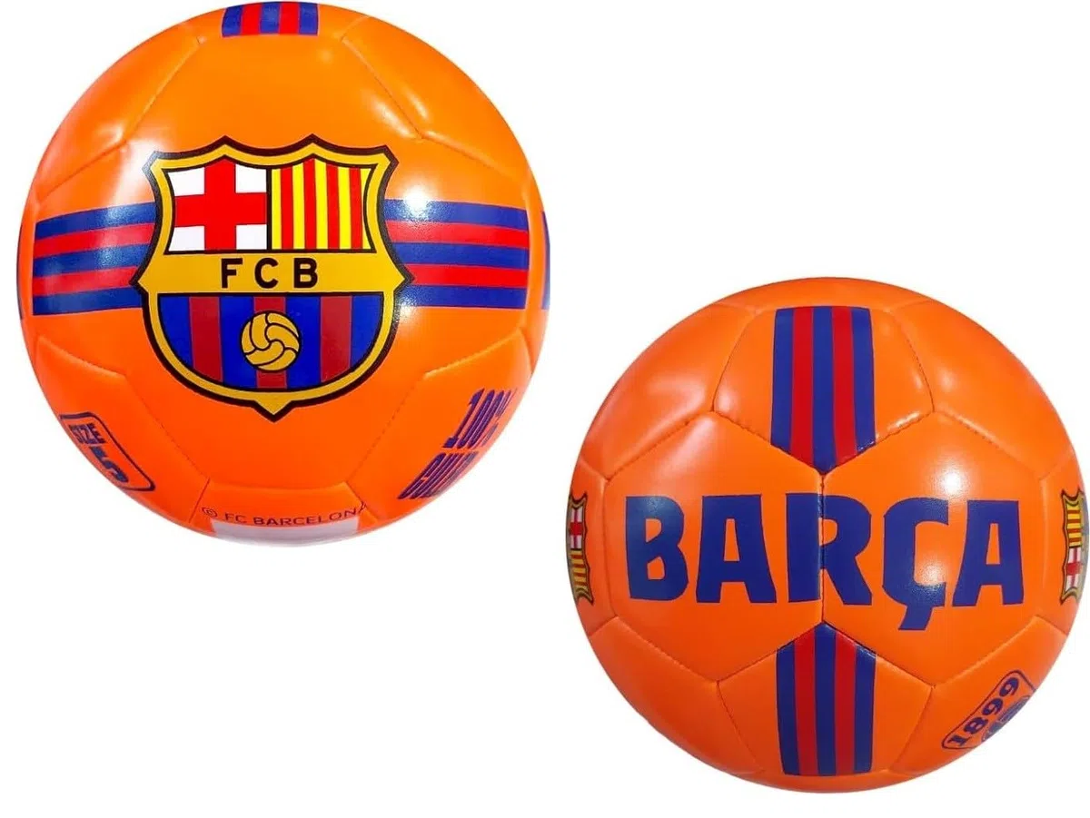 Barcelona Ballon orange fluo officiel FC