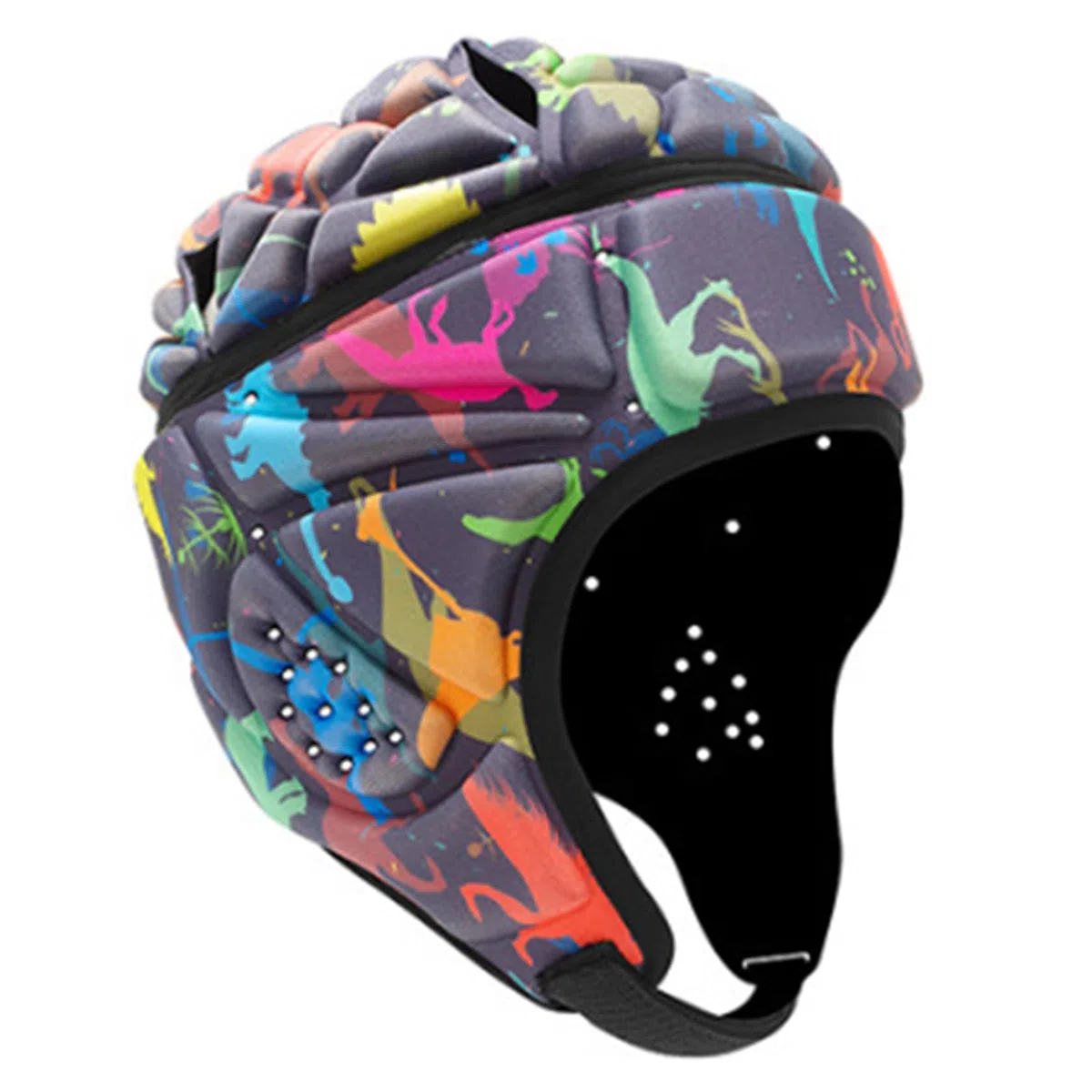 Casque de Rugby Réglable Protection Adhésive pour Adultes