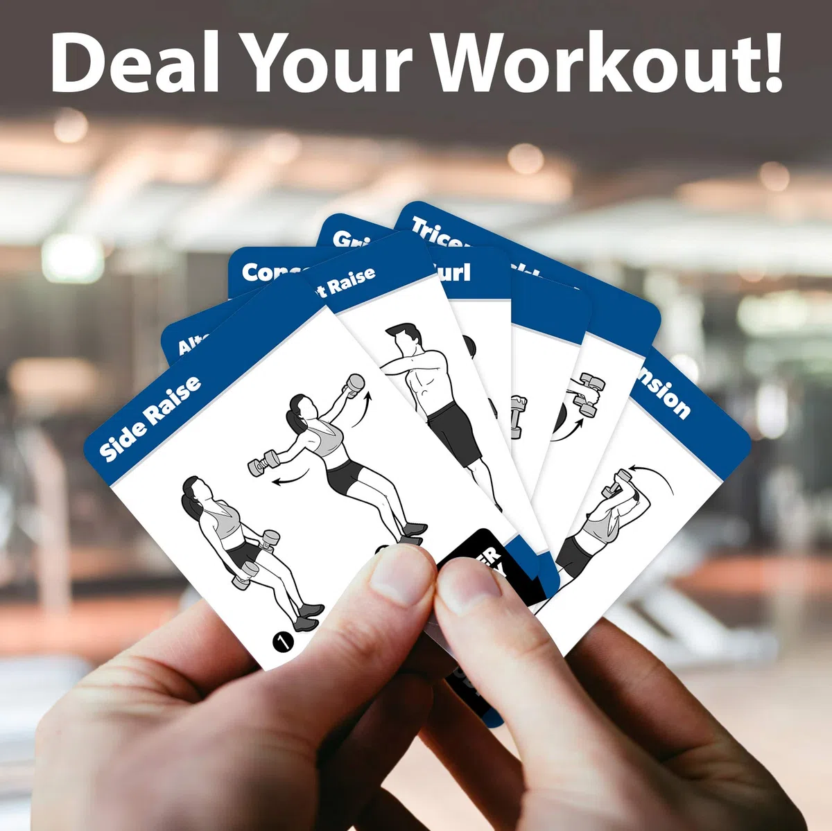 Palace Learning Lot de 2 cartes d'entraînement pour poids corporel et haltères – Plus de 100 exercices