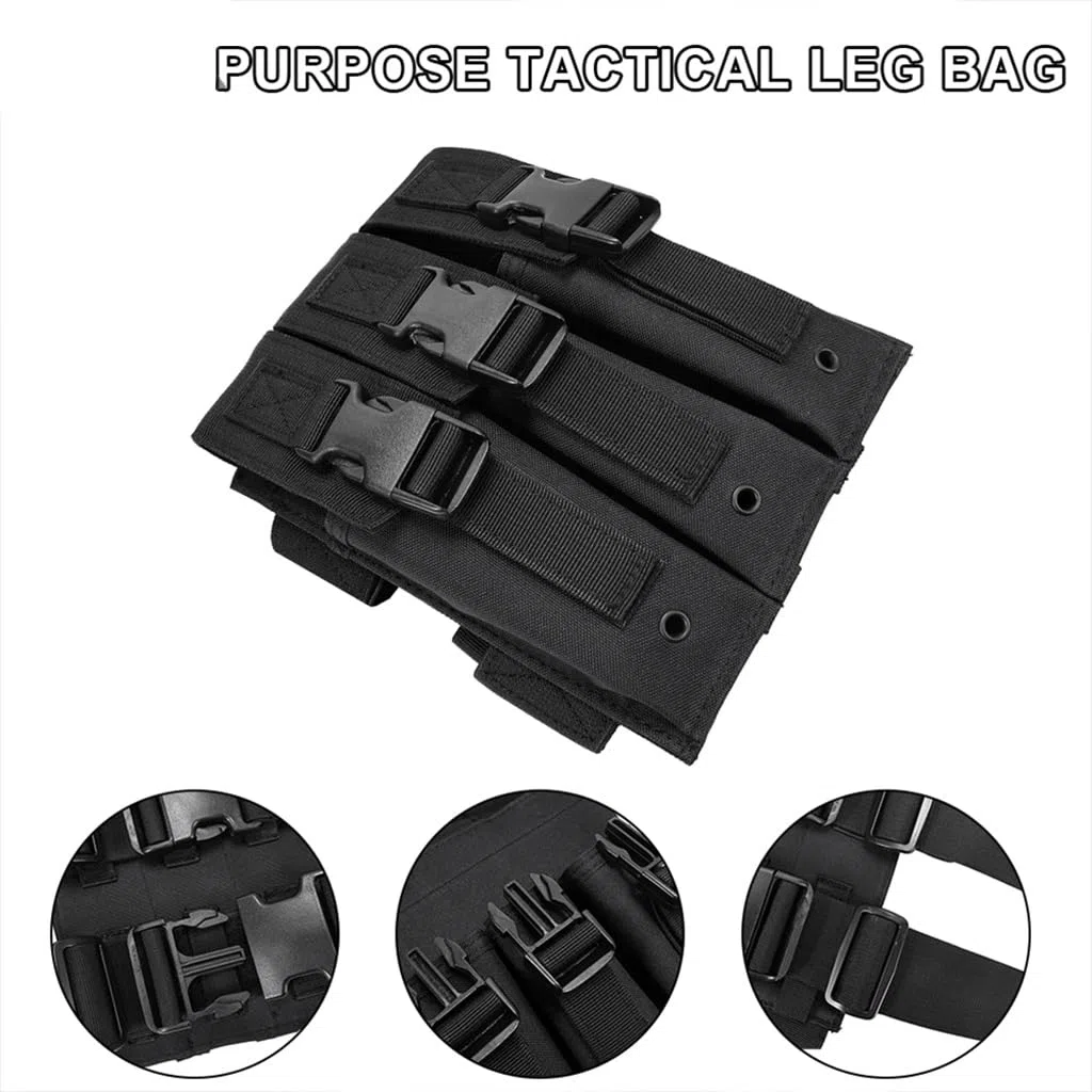 WLXW Pochette Tactique Chargeur Jambe Pochette Chargeur Triple Pochette Chargeur Cuisse