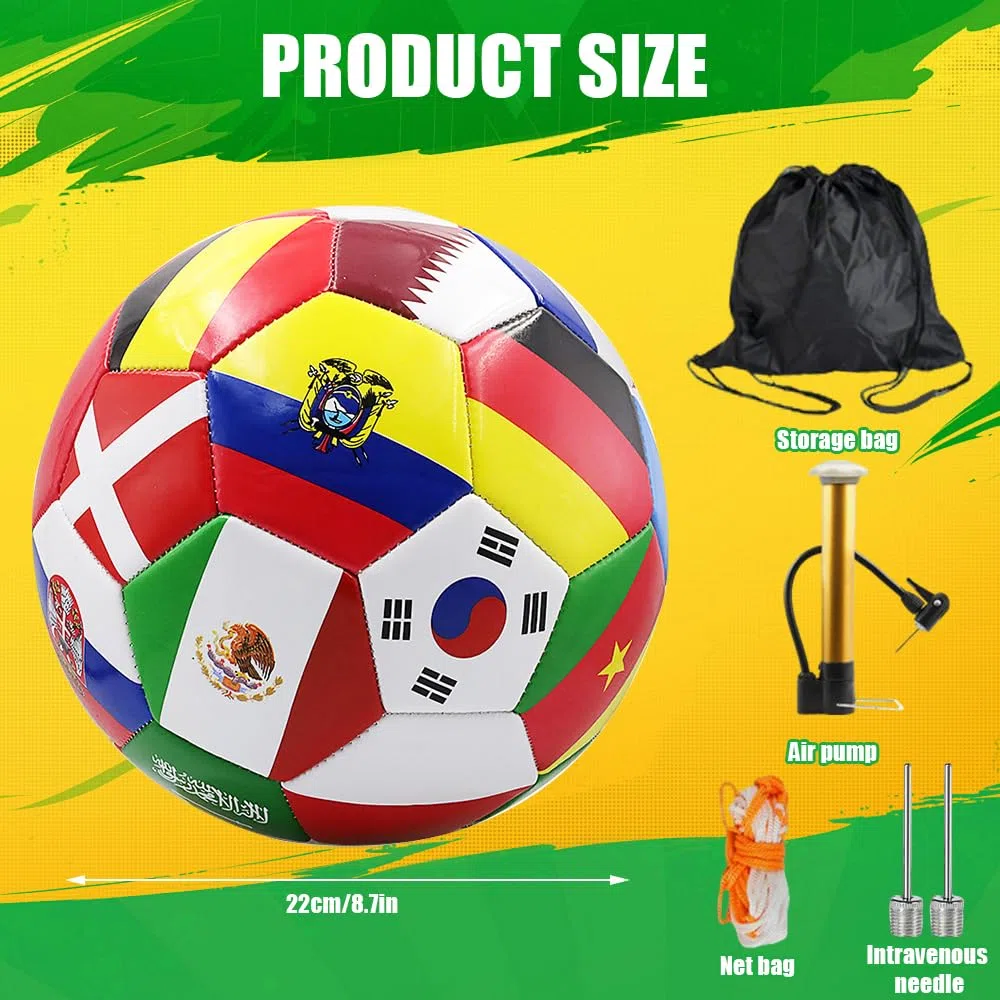 Ballon de Foot Taille 5 WM 2026, Ballon de Football pour Entraînement, Match, Marchandise, Collection pour Enfants et Adultes