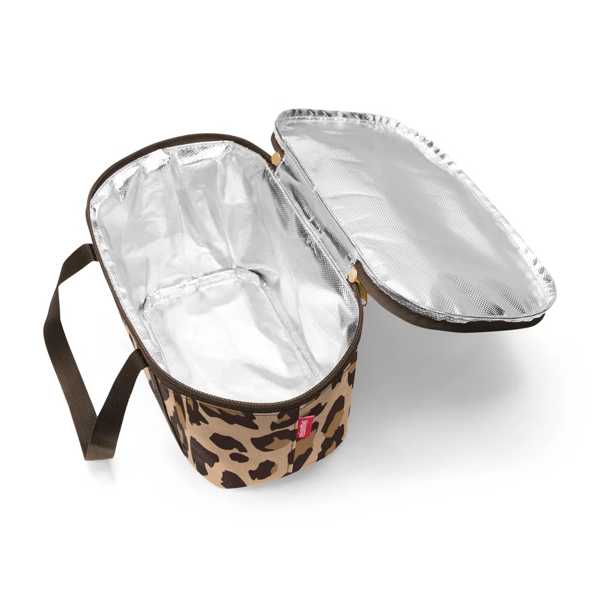 reisenthel Coolerbag XS Leo Macchiato Petit sac isotherme en tissu polyester de qualité supérieure – Idéal pour les pique-niques, les courses et les déplacements