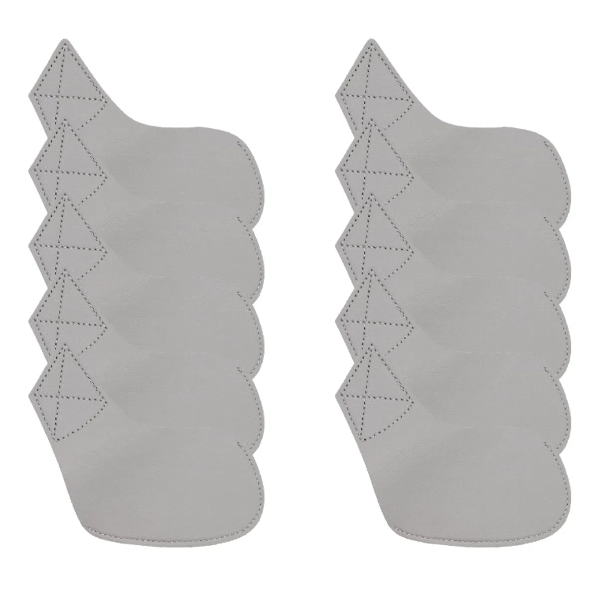 I Lot de 10 protège-têtes pour clubs de golf en PU, compatibles avec clubs droitiers, protège-clubs pour Titleist, Callaway, Ping, Taylormade et autres marques