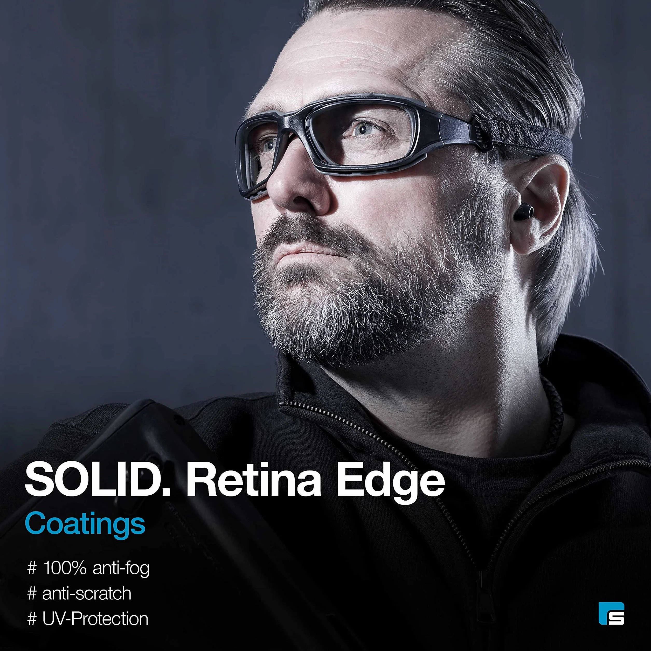 SolidWork Solid Lunettes de tir pour homme et femme avec protection contre les chocs pour la série de pistolets de tir | Lunettes de sécurité tactiques Ballistic