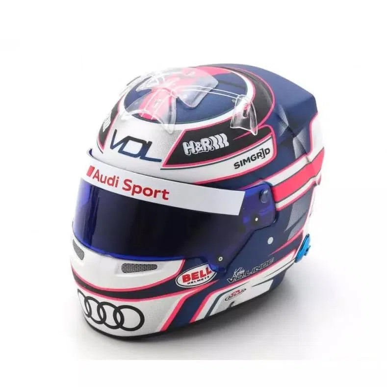 Kelvin Van Der Linde – Mini casque pilote à l'échelle 1/5 – Casque Bell par Spark Models – Produit officiel
