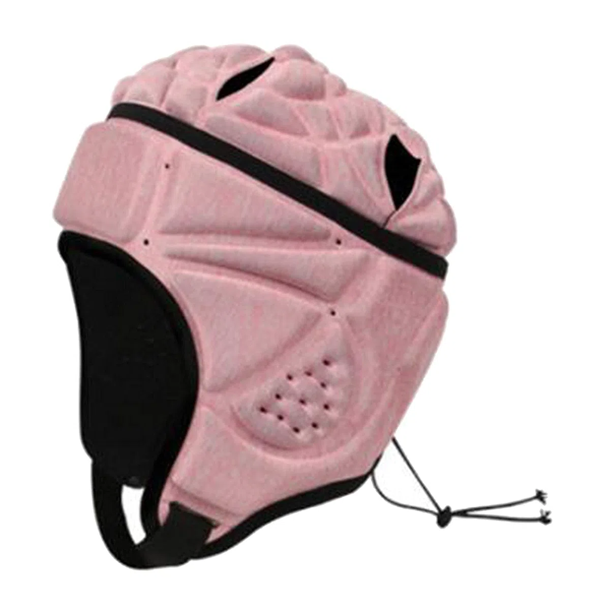 Casque de Rugby réglable Casque de pour Football Baseball Protecteur de tête Casque de Souple pour Adultes Jeunes, Rose