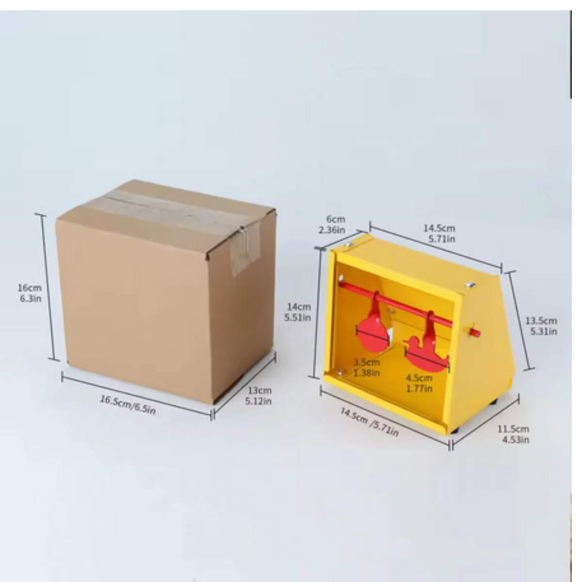 Cible DE TIR - Boîte - 2 en 1 : PLINKING + cartons 14X14- Support Cible - Plomb, Carabine, Pistolet 2O cartons offerts- idée Cadeau