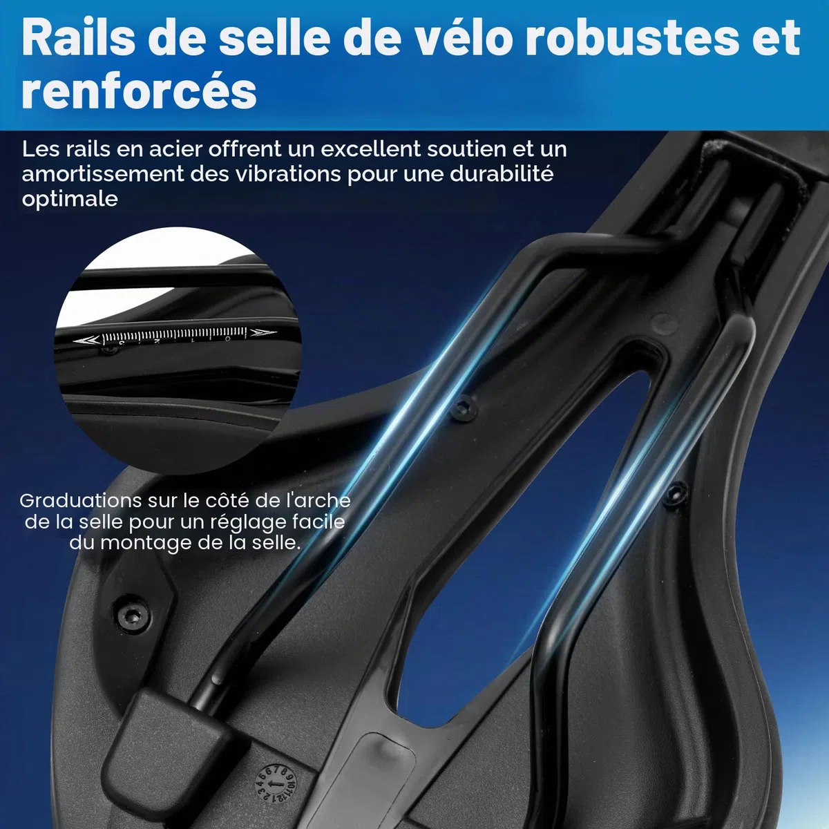 Selle de Velo Ultra Confortable, Selle Velo Gel Ergonomique Imperméable Respirante Absorbant Les Chocs Creux Siège, Selle de vélo étanche avec Housse pour VTT, vélo de Route, vélo de Ville