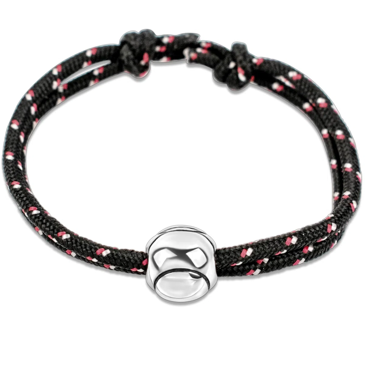 Ernestine - Bracelet Tennis réglable en acier inoxydable - Idée cadeau tennis homme femme - Bracelet sport padel - Cadeau Homme Noël anniversaire fête des pères - fête des grands-pères - bijou padel