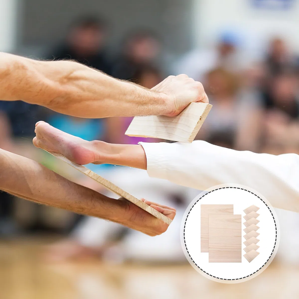 SUPVOX Lot de 10 Planches de Taekwondo Karaté Breaking Boards Mm Formation Makiwara Punching Board Creative Performing Taekwondo Arts Planche incassable Planche Aldult Target Board Bois