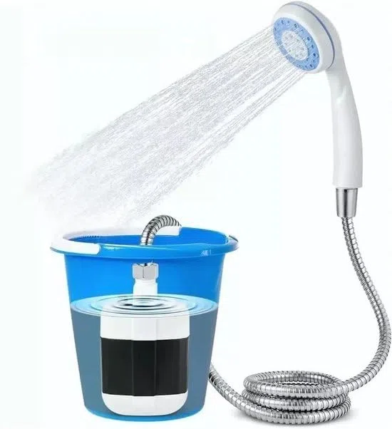 Douche extérieure portable 2200 mAh, douche de camping pour randonnée, sac à dos, voyage, plage, animaux domestiques, douche portable de camping | HYDROPORT