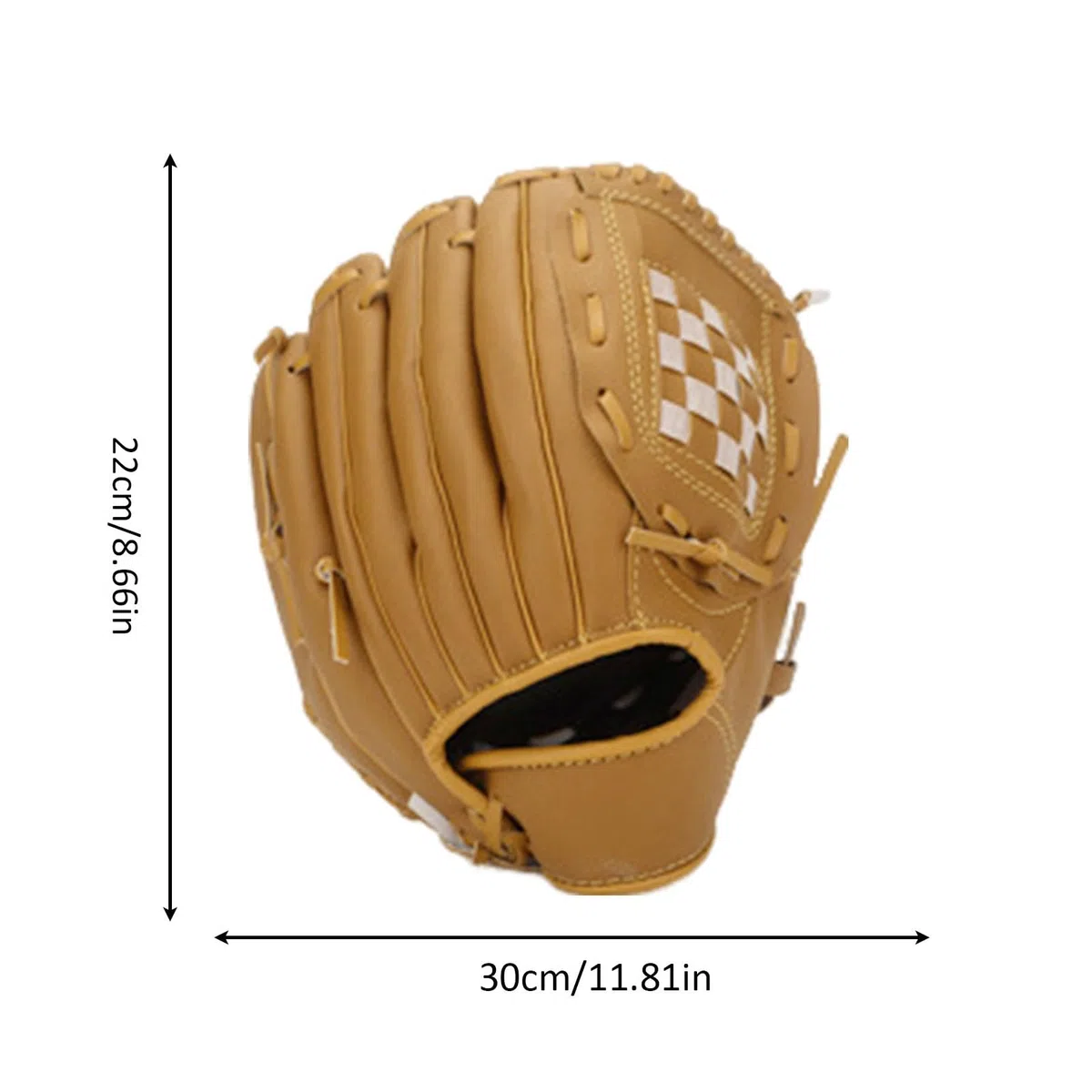 Mitaines de baseball pour adultes – Mitaines de softball – Mitaines de baseball pour gaucher – Moufles robustes pour l'entraînement des débutants