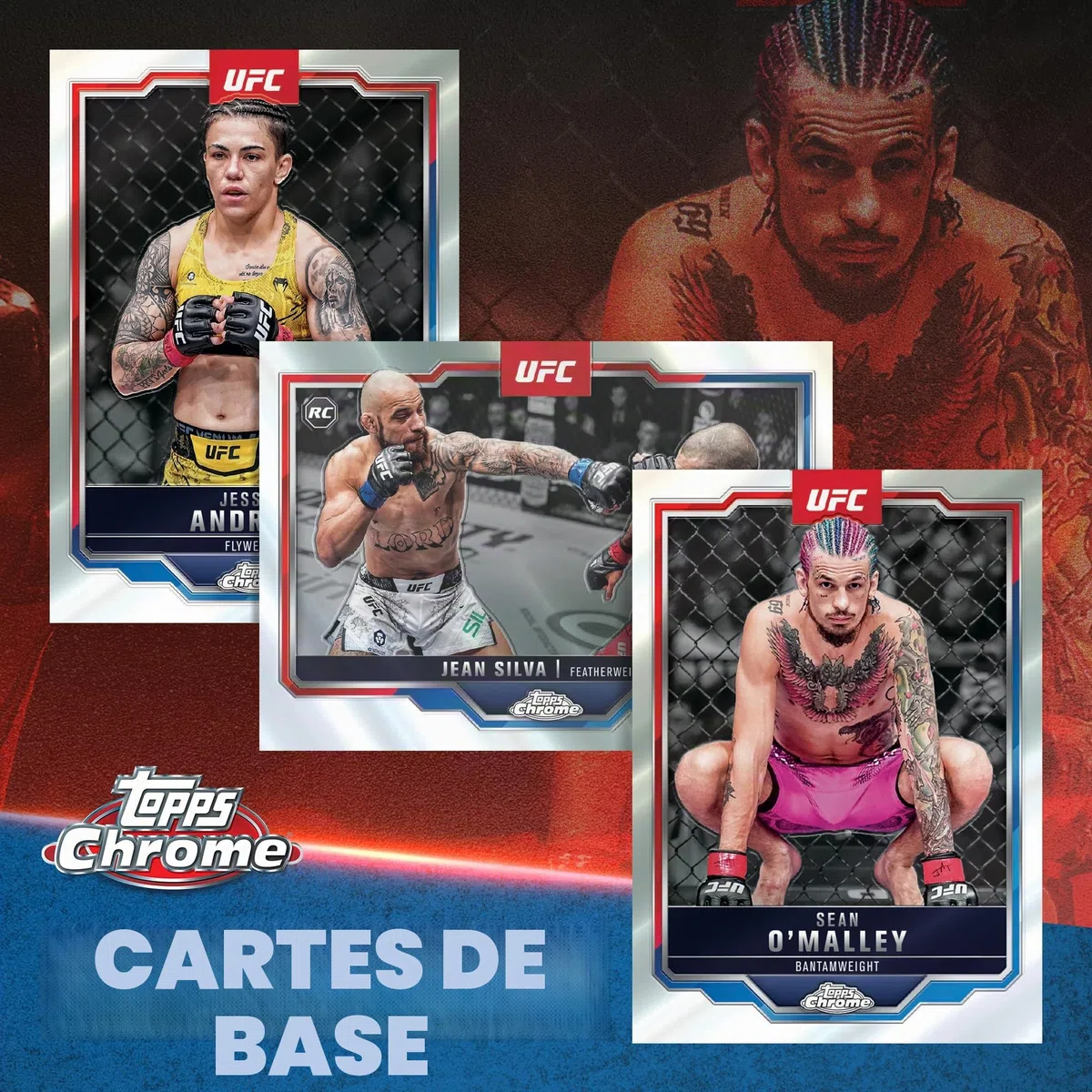 Topps Chrome UFC 2025 - Scellé en Usine - Mega Box