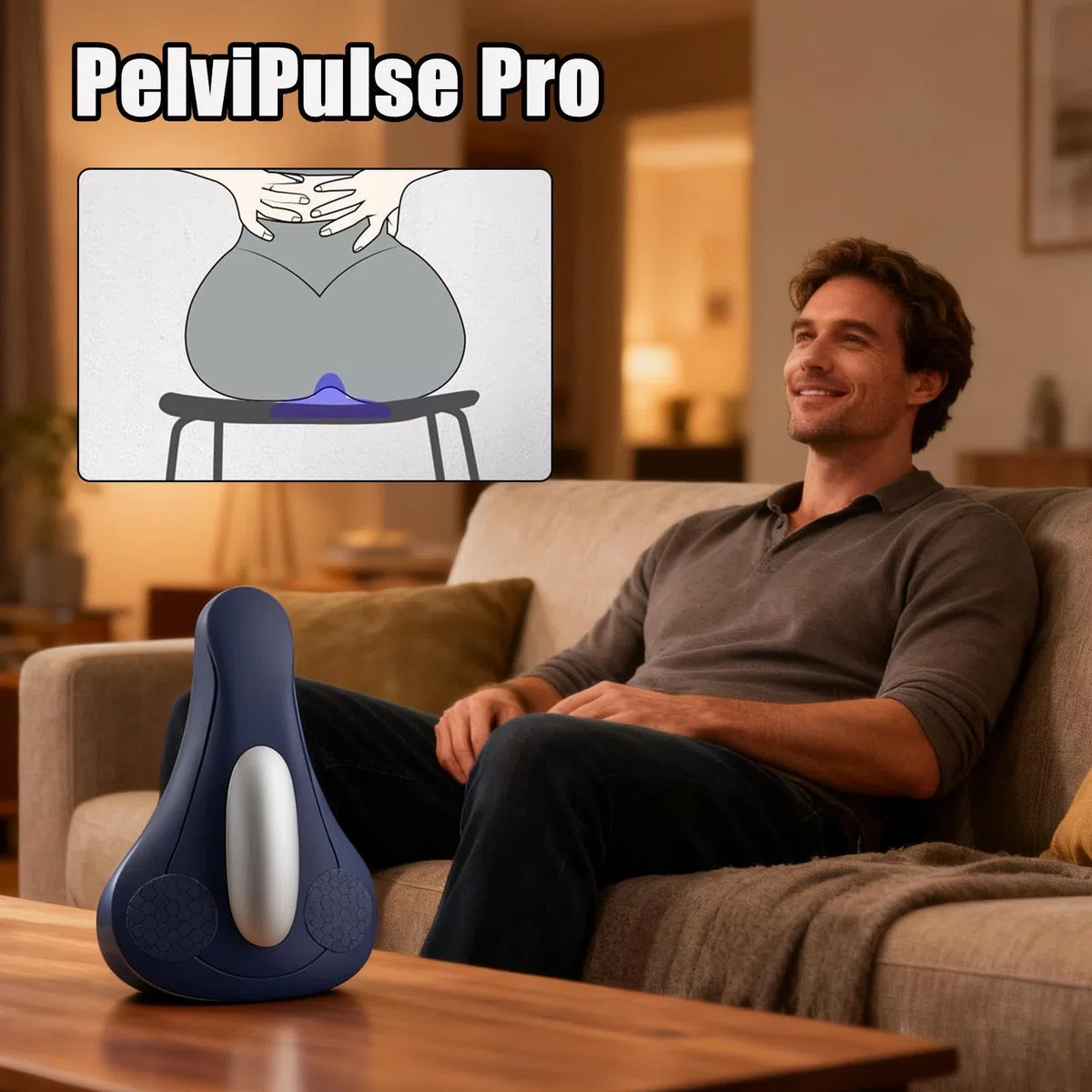 Entraîneur Des Muscles Du Plancher Pelvien Pour Hommes - Appareil De Fitness Pour Hommes Rechargeable USB-C Avec 4 Modes De Vibration - Entraîneur du Muscle Pelvien,pour Maison Gym Yoga