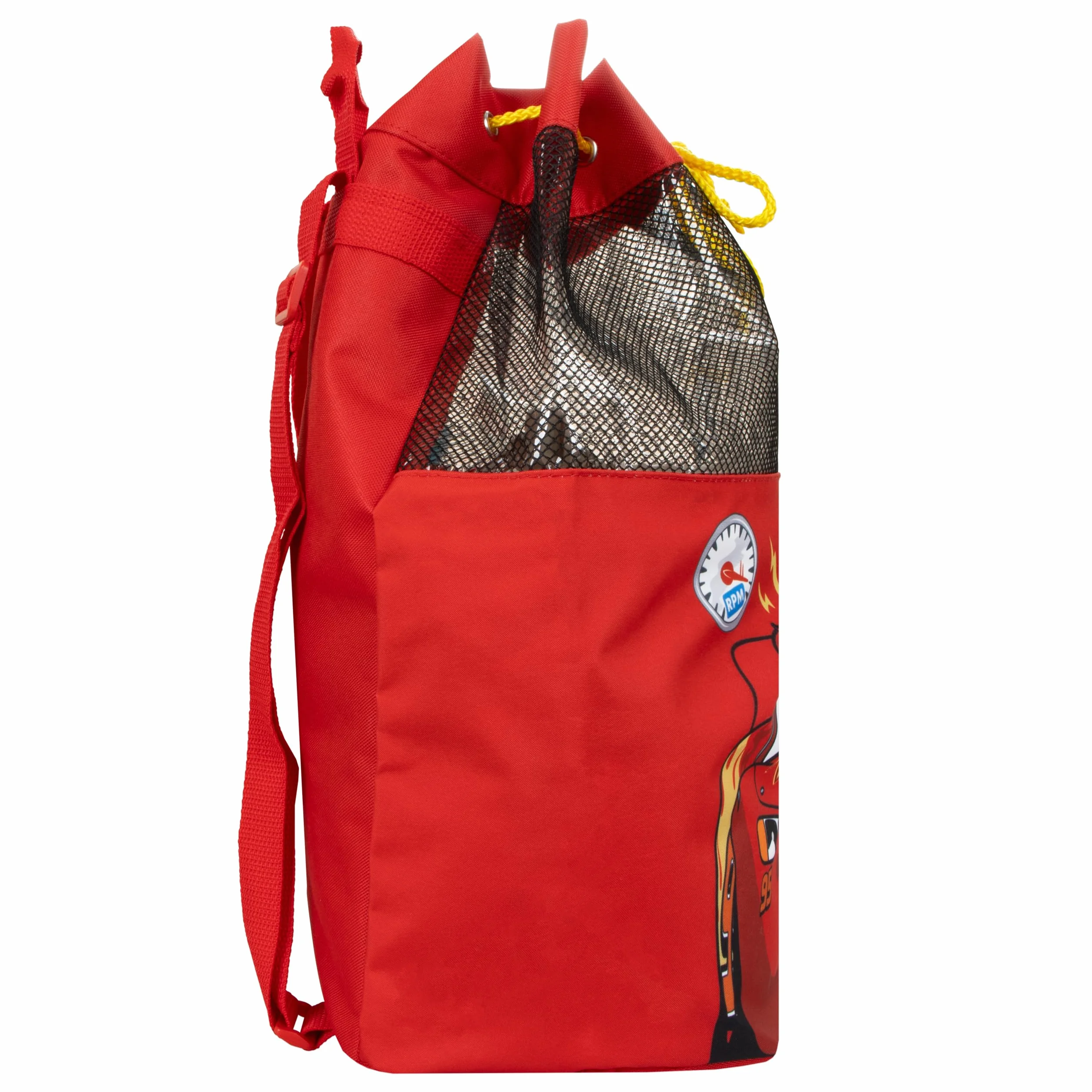 Disney Sac de natation Sac de bain Cars pour garçons | Sac à dos Lightning McQueen pour garçons | Taille unique | Rouge