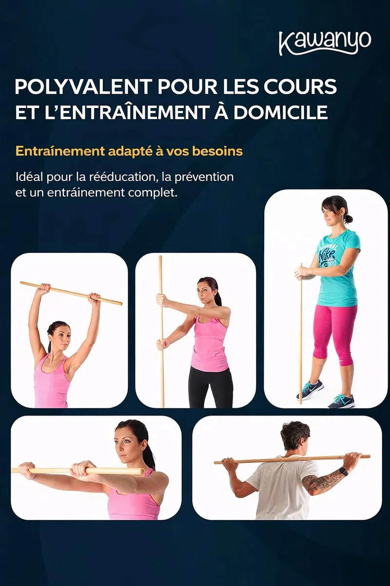 Barre de Musculation Haltère Longue en Acier Robuste pour Entraînement Fitness et Force