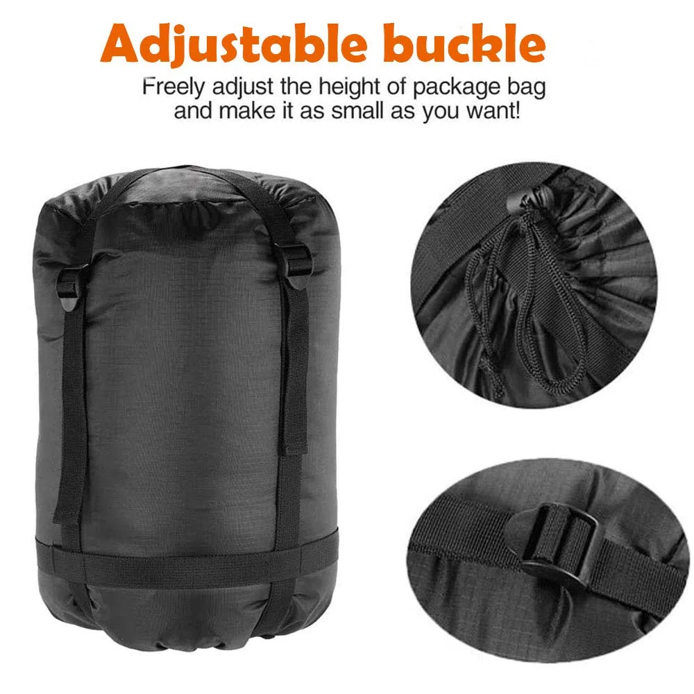 Lot de 2 sacs de compression étanches pour le camping, la randonnée, la randonnée et autres activités en plein air