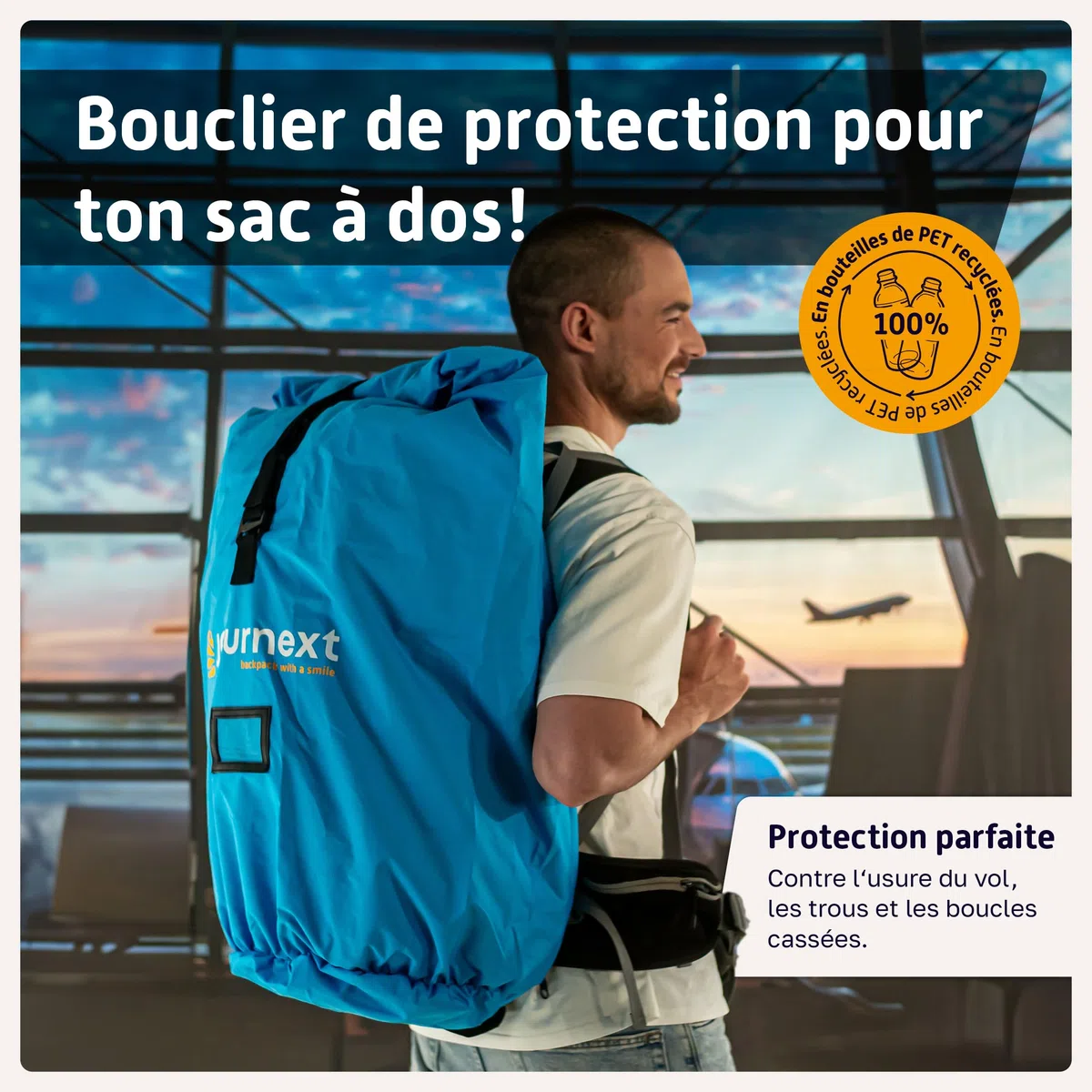 Journext Backpack Cover Sac à Dos de Protection Mixte