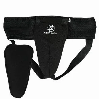 Krav Maga Black Ladies Elasticated Cotton Groin Guard W/Cup