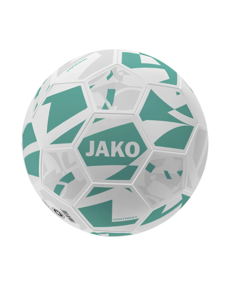 Jako Ballon d'entraînement Contrast, Blanc/Menthe, 3