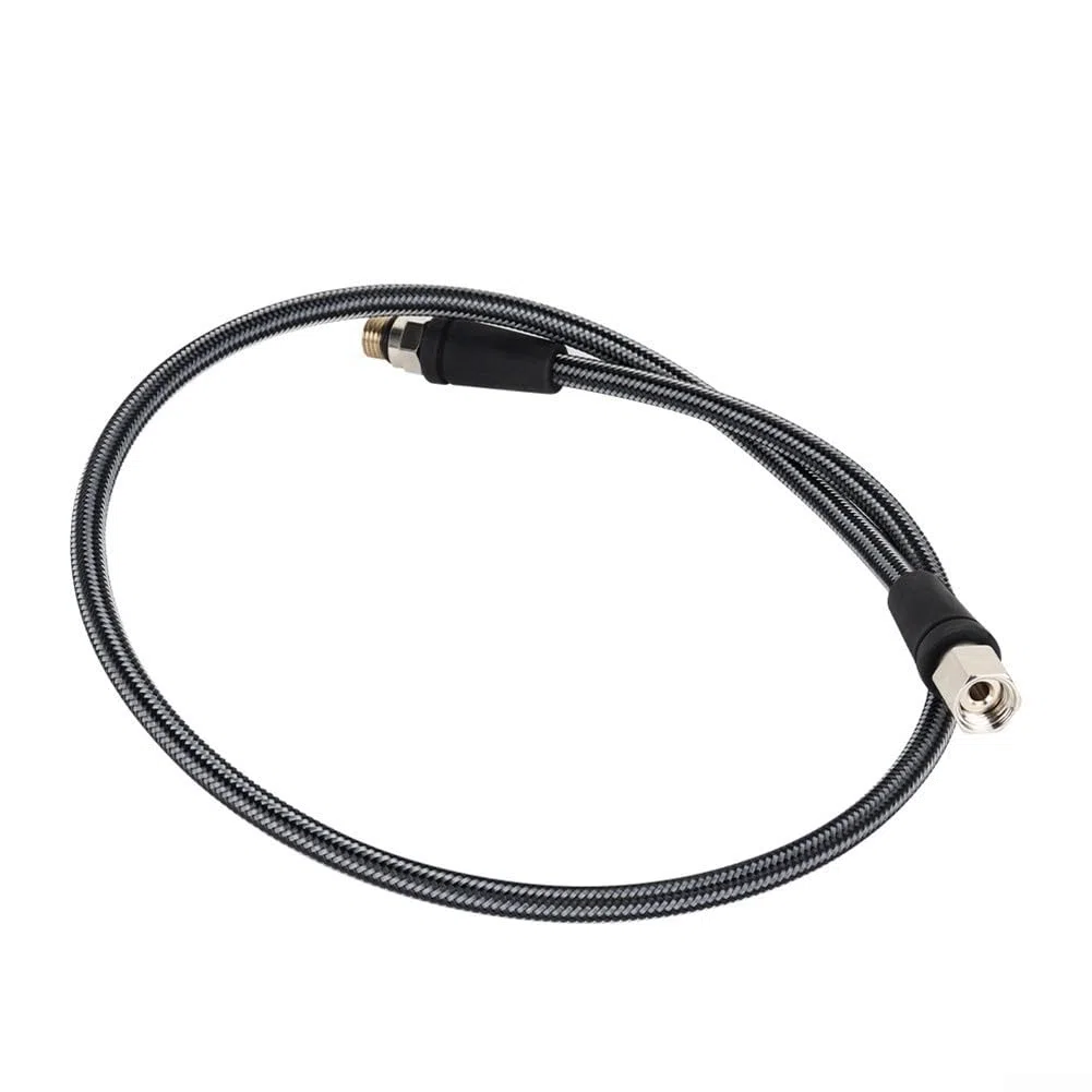 Tuyau flexible haute pression pour régulateur de plongée sous-marine, construction en fibre de carbone tressée avec connexion 7/16 20UNF pour surveillance de la pression en eau profonde (15 cm)
