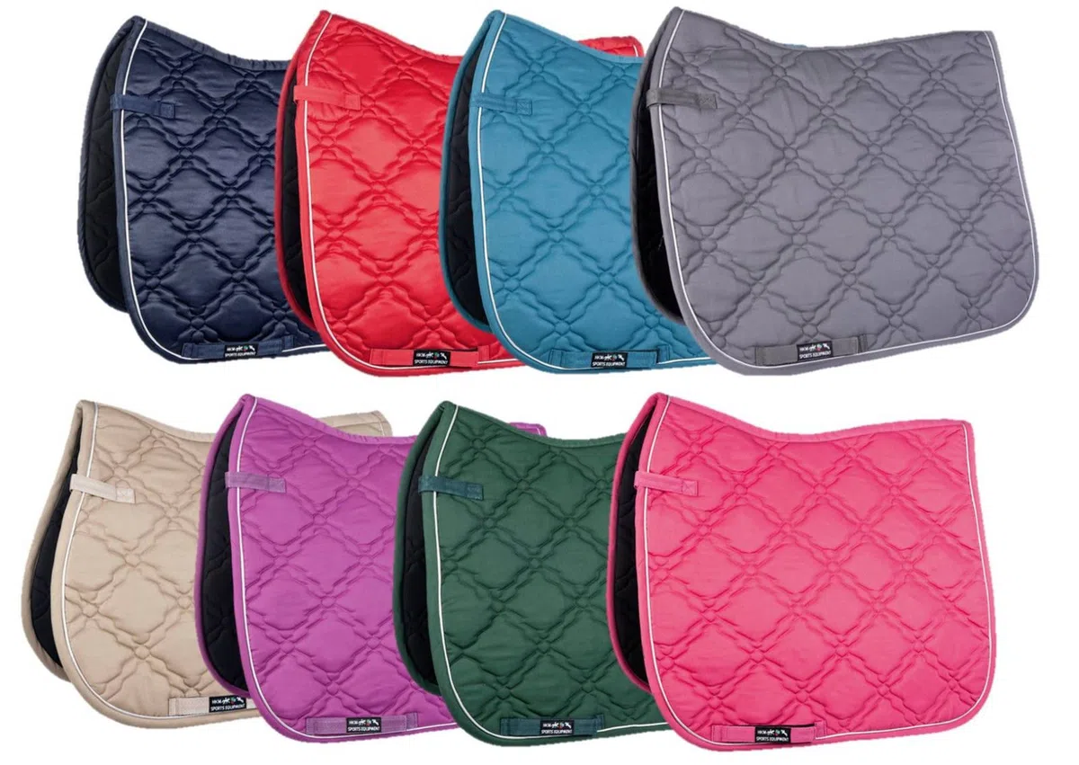 HKM 4057052151774 -Bologna-3900 Tapis de Selle Rose ponyviels.