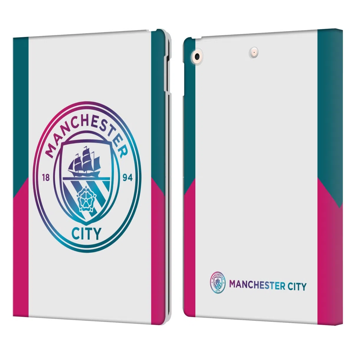 Head Case Designs Étui Portefeuille en Cuir pour iPad 10.2 (2019)/(2020)/(2021) sous Licence Officielle Manchester City FC Away 2021/22