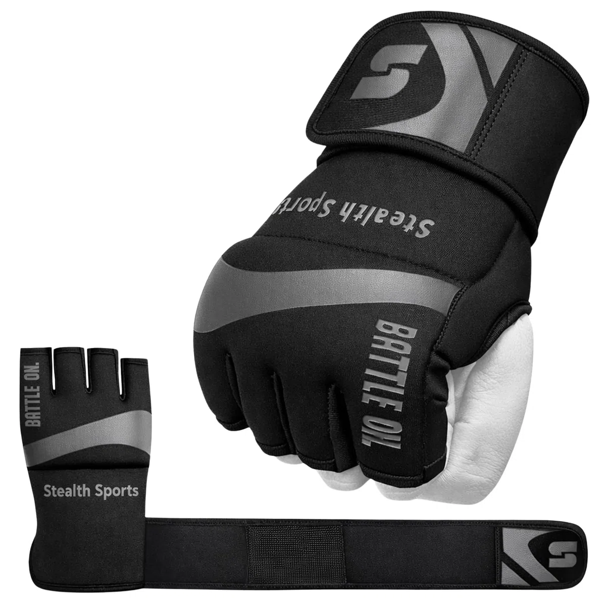 Gants de Boxe intérieurs, protège-Poignets en néoprène, Bandages rembourrés en Gel, Protection des Mains, Sac de Frappe, Bandages pour l'entraînement au MMA, aux Arts Martiaux