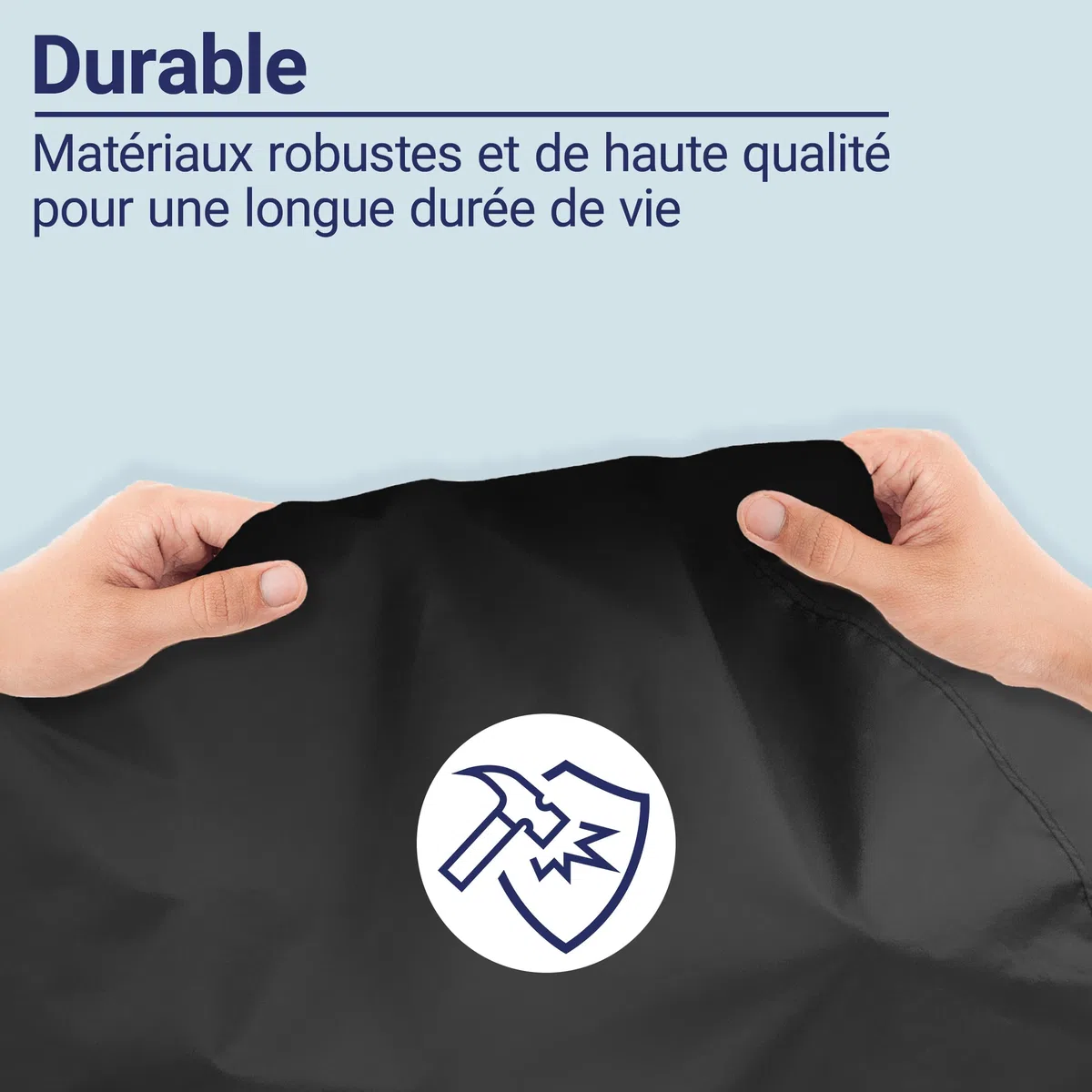 Zamboo Housse Remorque Velo Exterieur, Garage Pliable Universel (Compatible Thule, Croozer, Tiggo, etc.), Bâche Imperméable, Sac et Ouverture Antivol - Noir