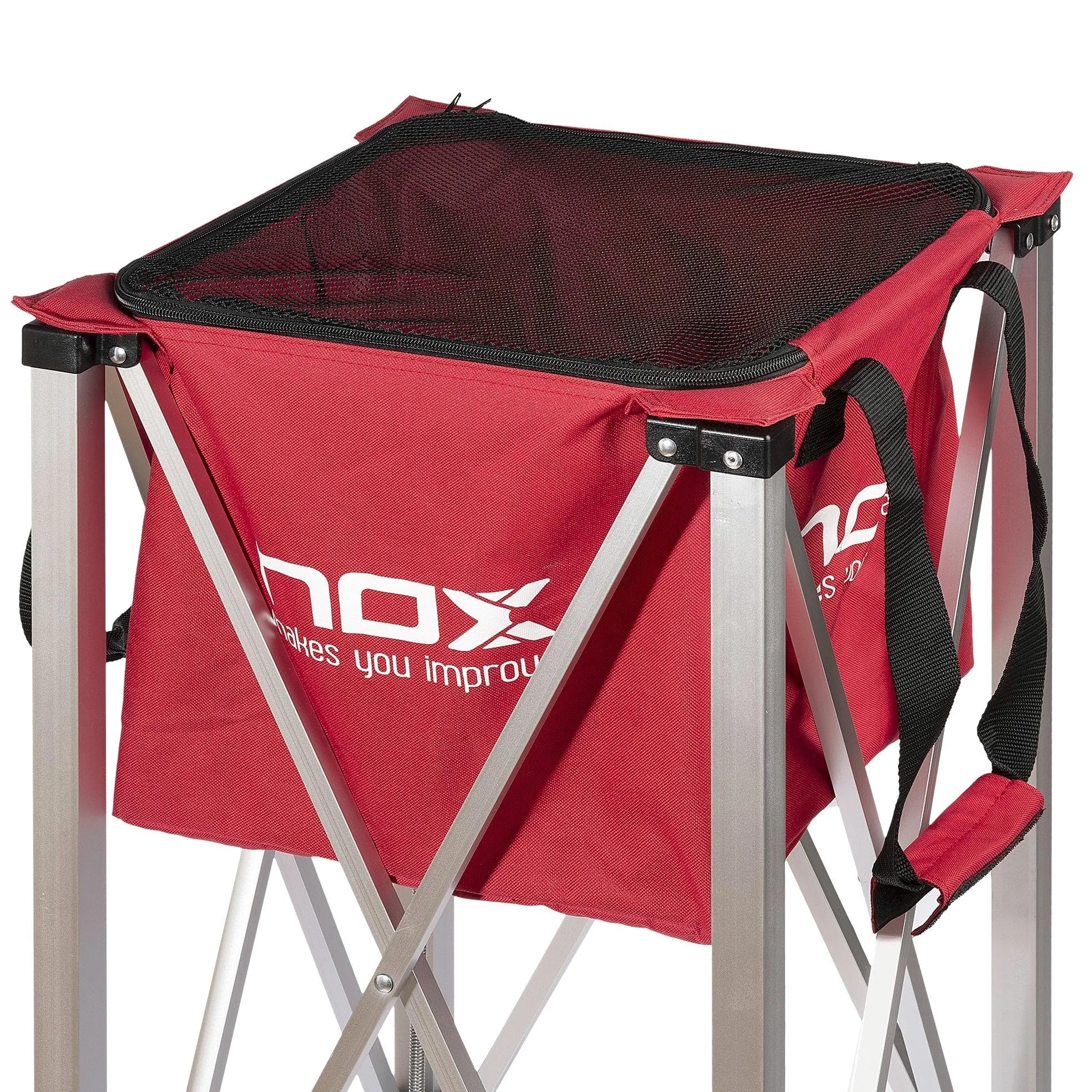 CESTO PLEGABLE Con RUEDAS NOX Rojo