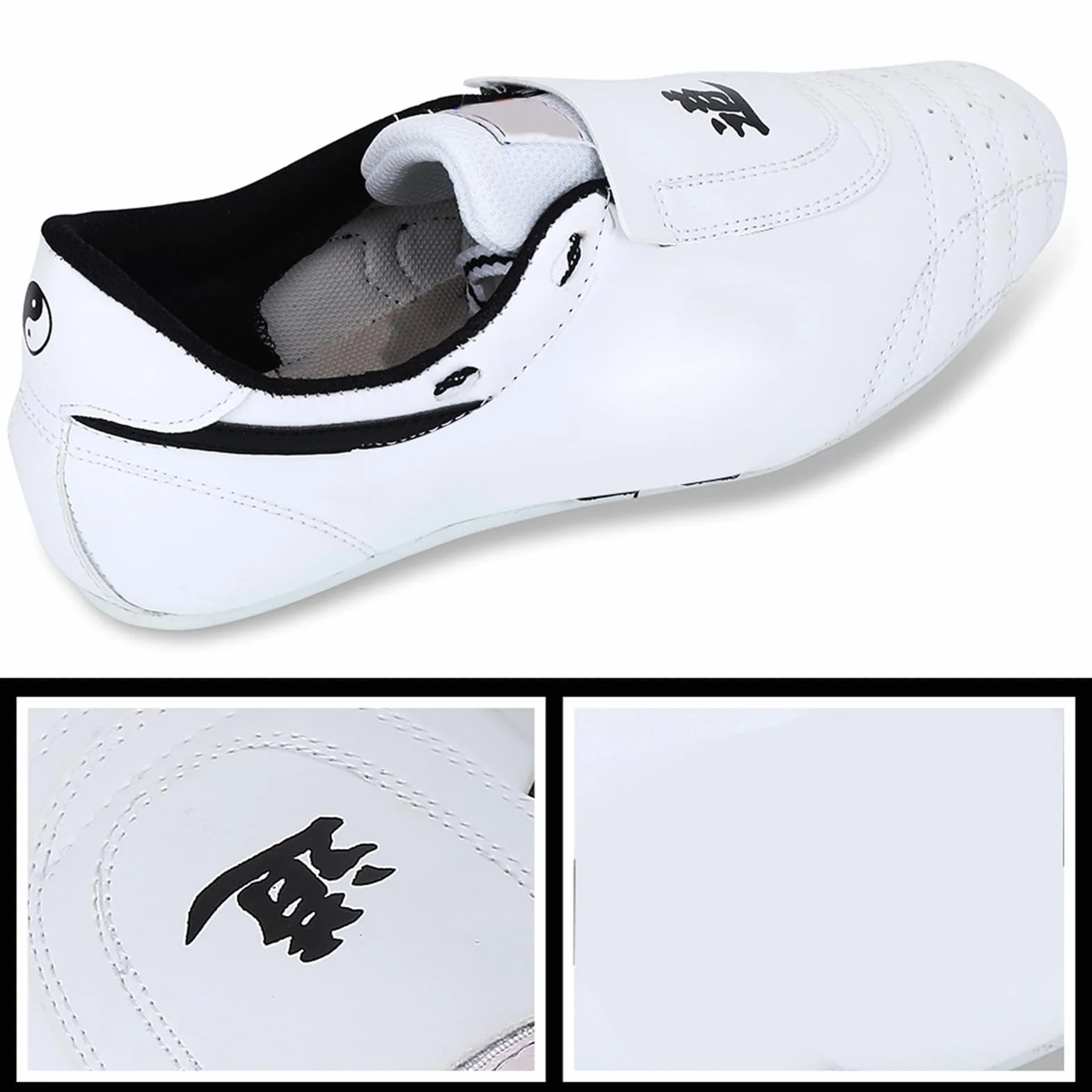 RiToEasysports Chaussures de Taekwondo, Sport Boxe Kung Fu Taichi Chaussures pour Hommes et Femmes Enfants Taekwondo Chaussures