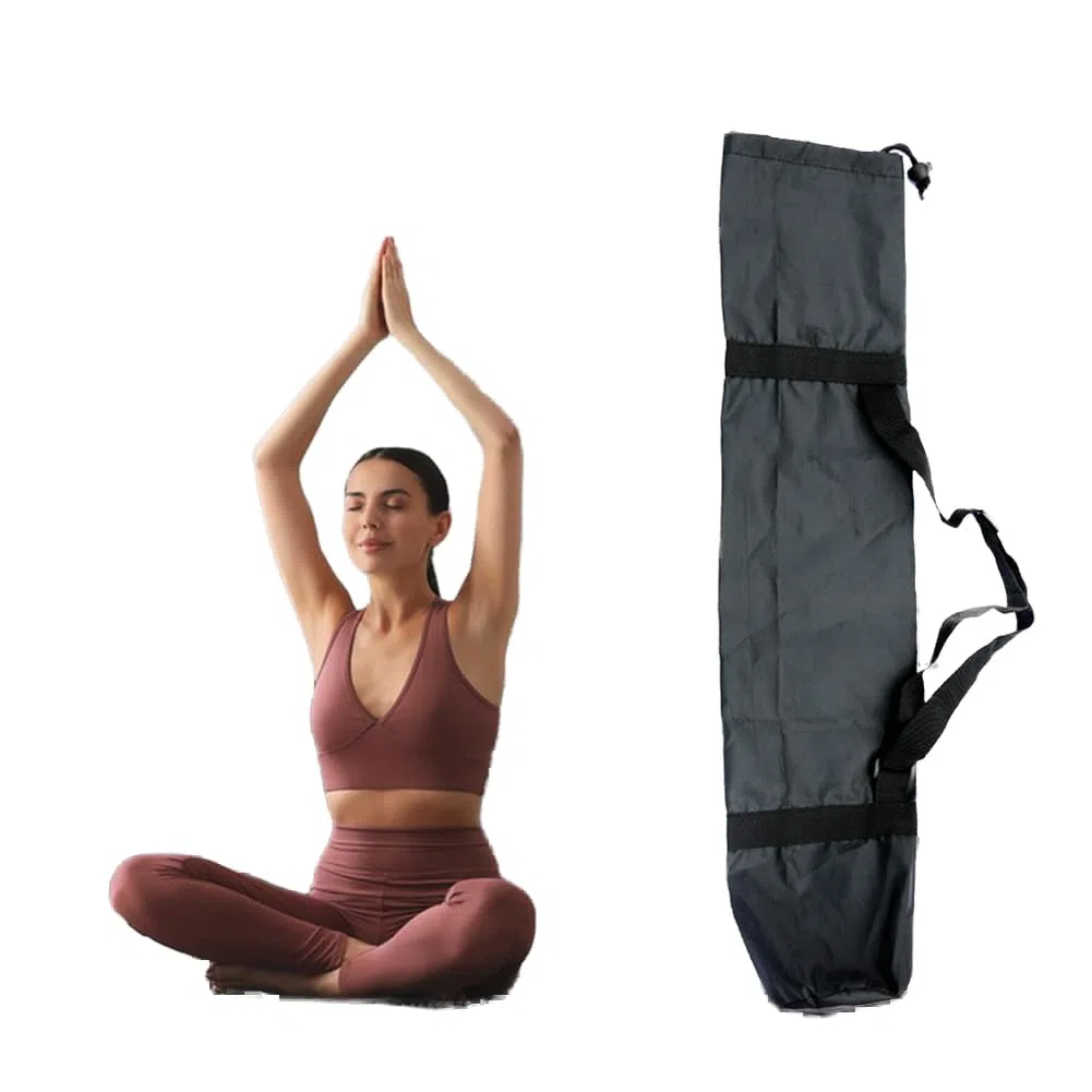 Sac Yoga pour Tapis de Gym et Pilates, Sac Fonctionnel avec Bandoulière Réglable, 130 * 23cm
